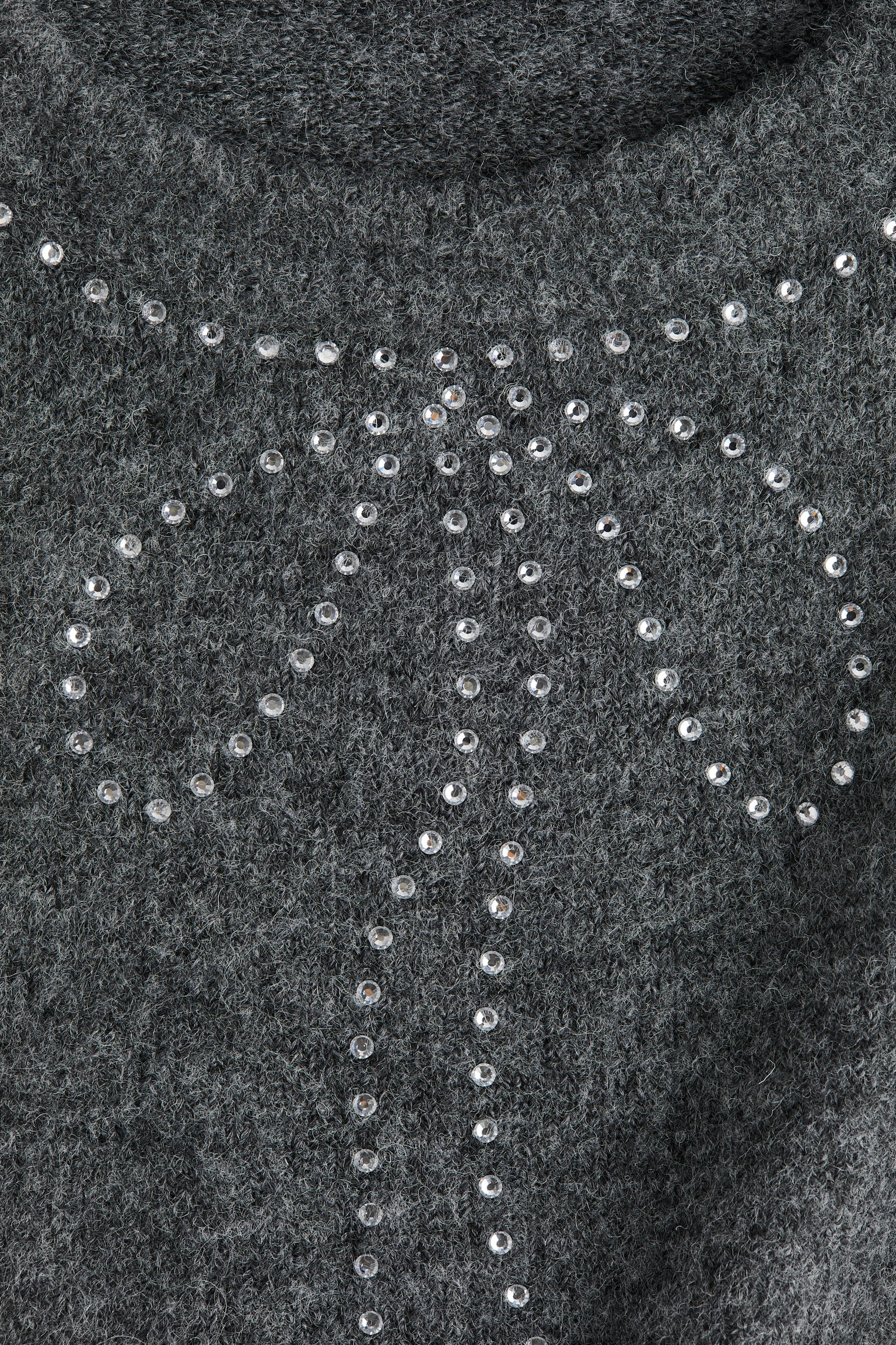 Embellished jumper - Dark grey/Bow - 2