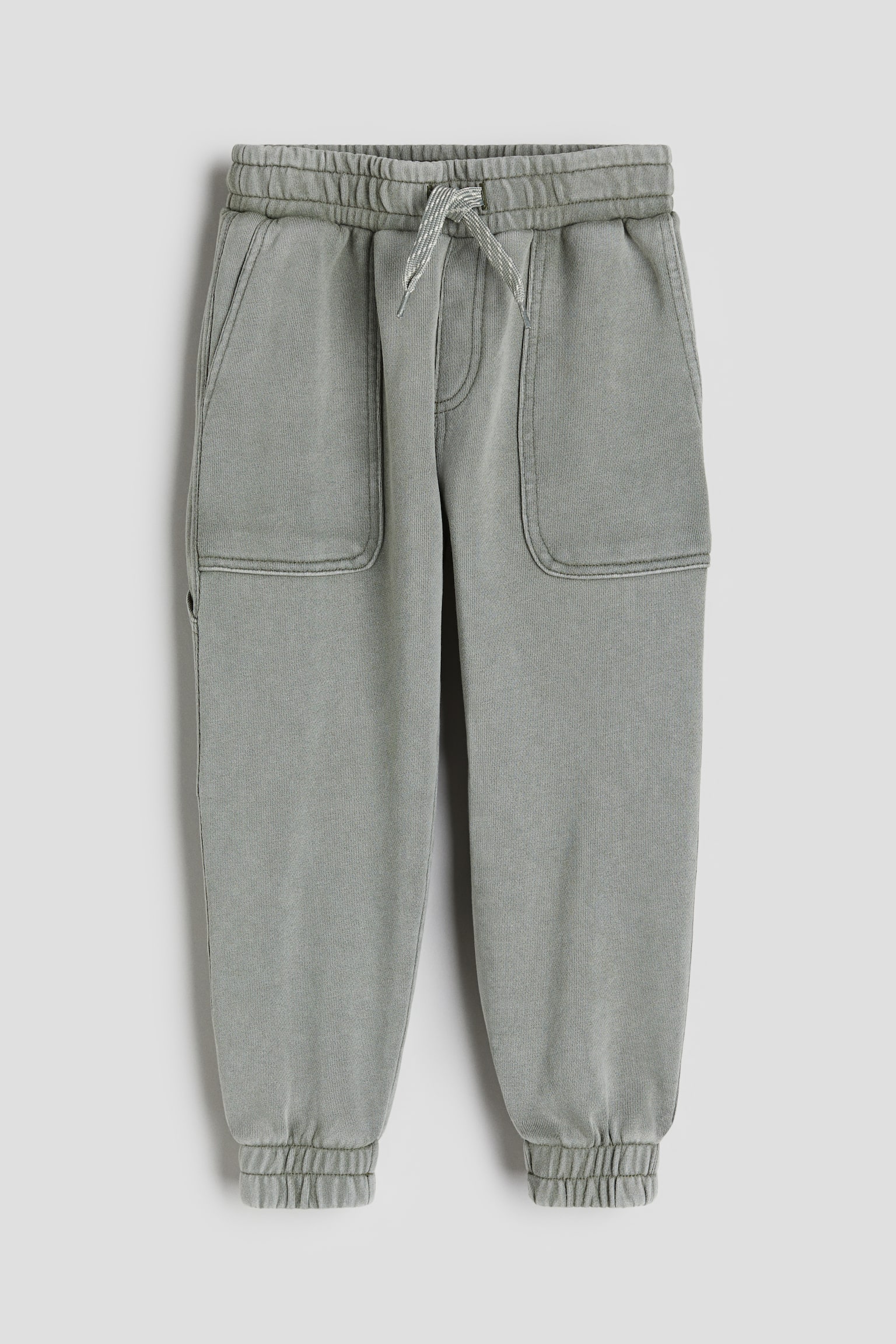 Долнище с джобове - Прано зелено каки