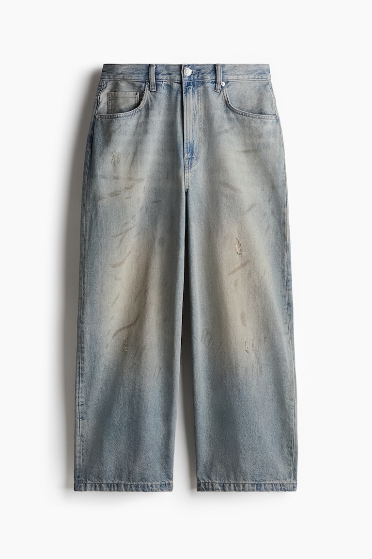 Super Baggy Jeans - Denim blue - Men | H&M MY