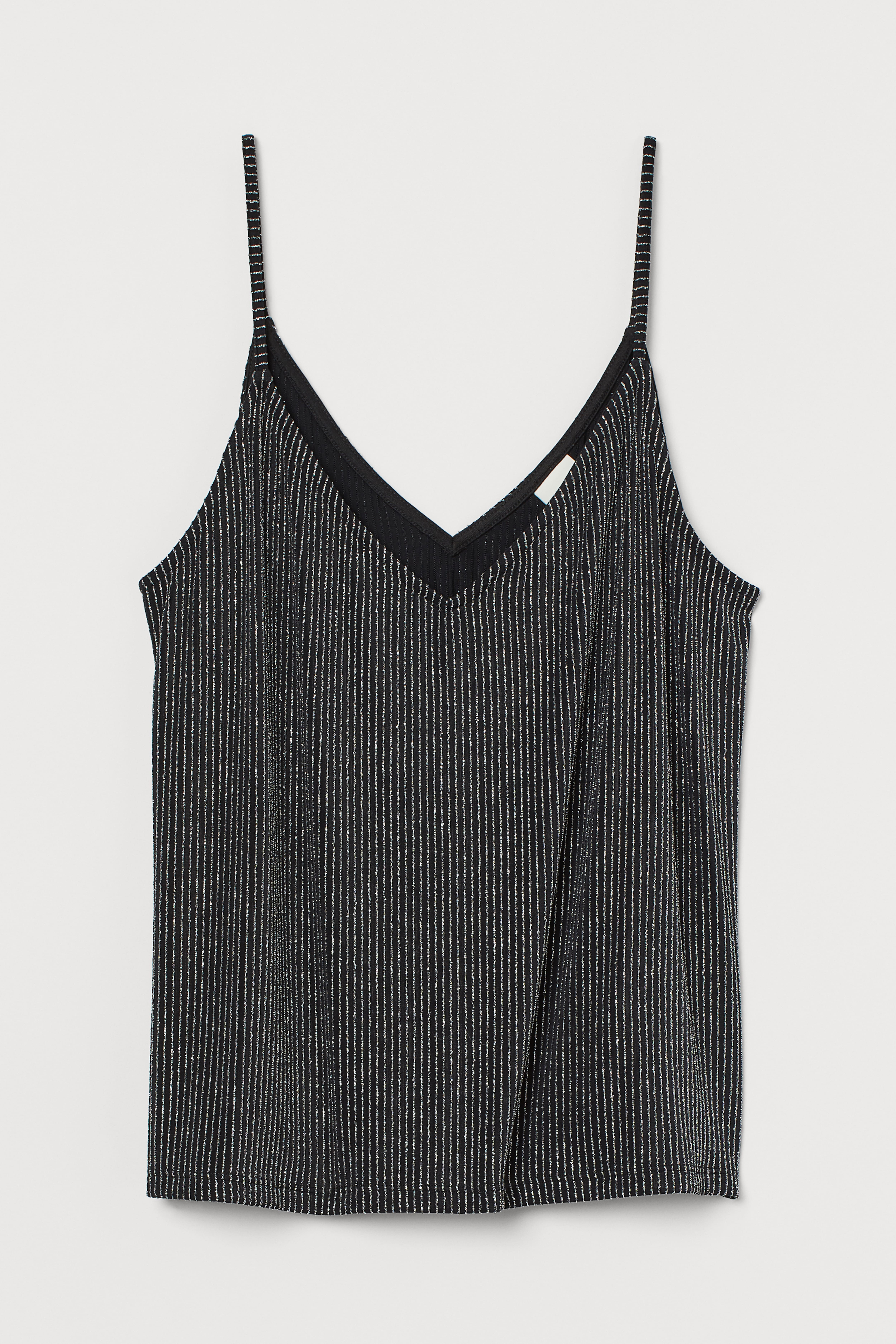 H&m black cami best sale