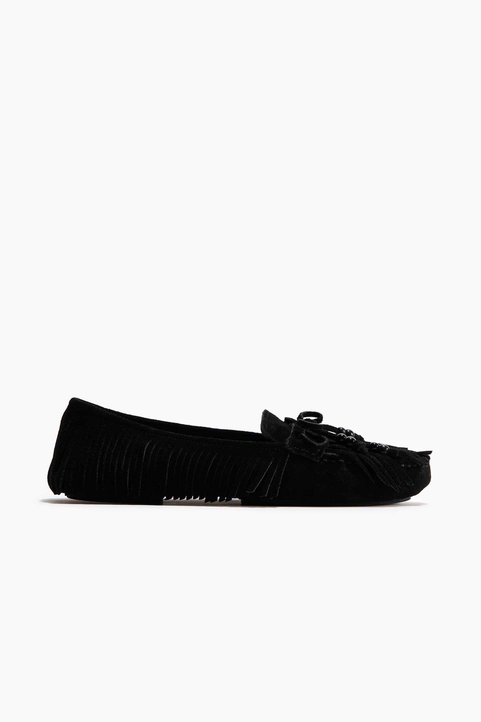 Leather loafers - Black - 3