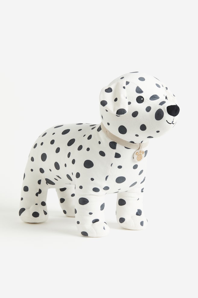 Dog soft toy - White/Spotted - 1