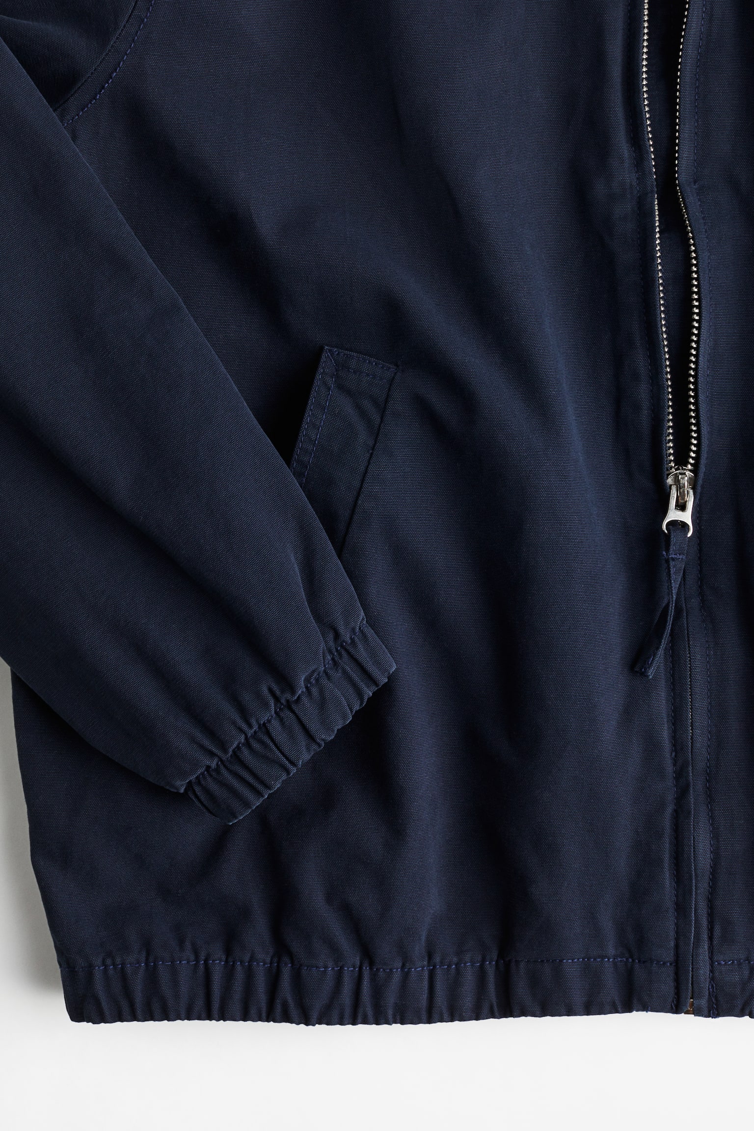 Loose Fit Twill jacket - Navy blue - 4