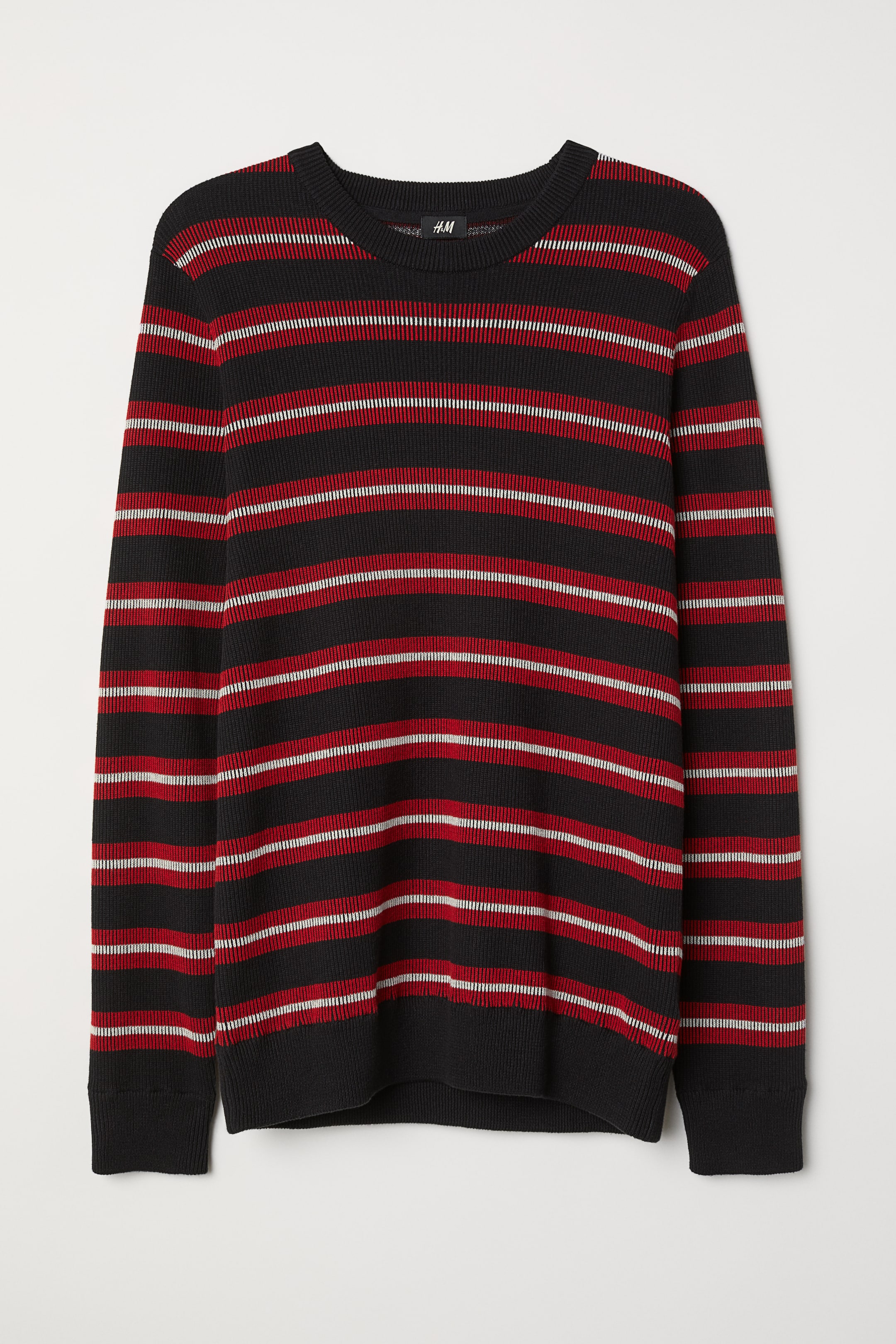 Pull en maille côtelée