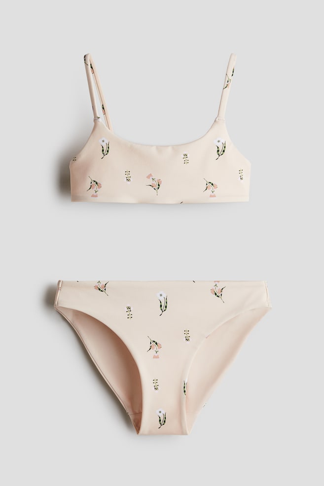 Printed bikini - Light peach pink/Floral - 1