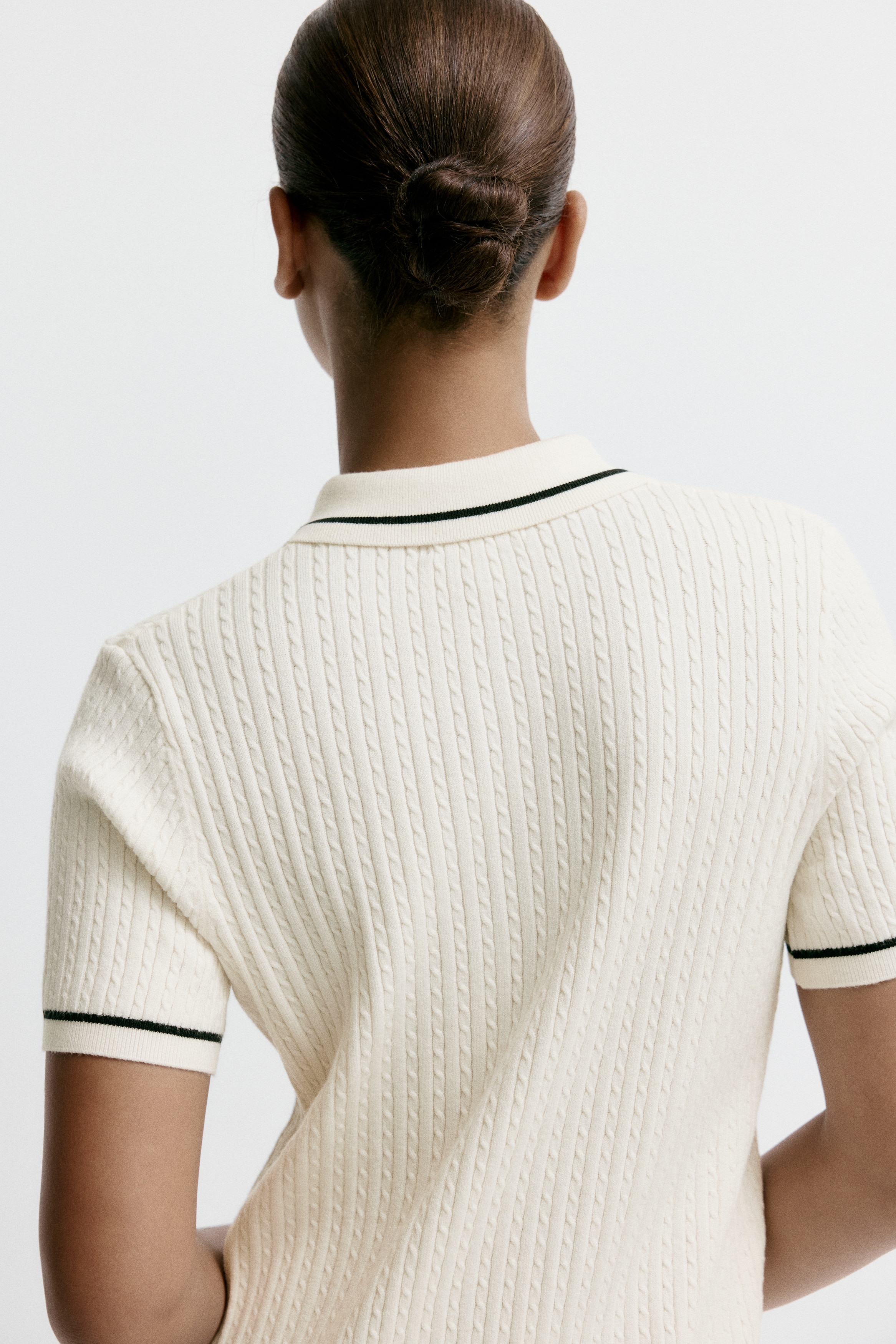 knitted polo neck dress h&m Women's Black Knitted turtleneck dress