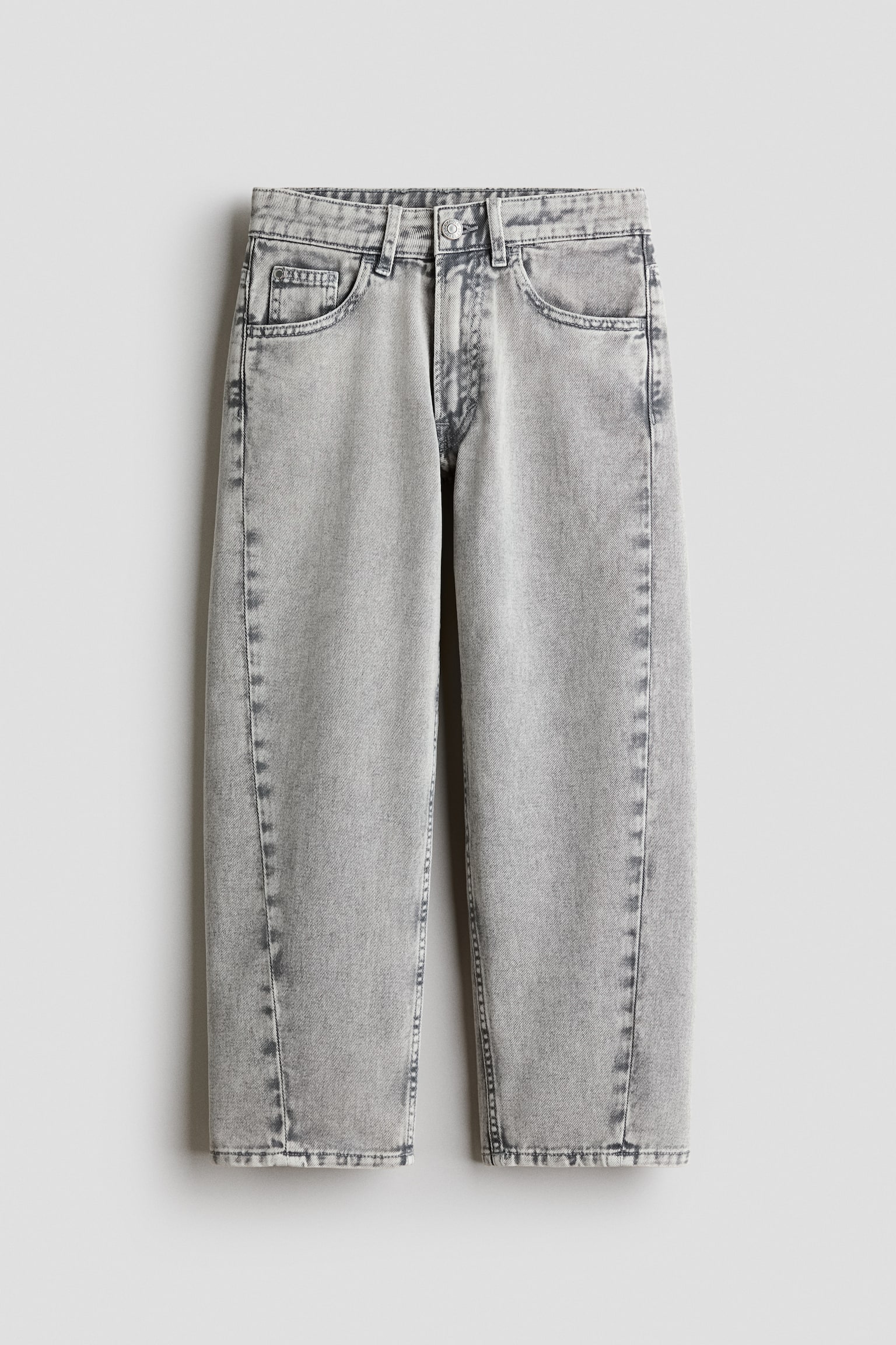 Loose Fit Jeans - Light grey