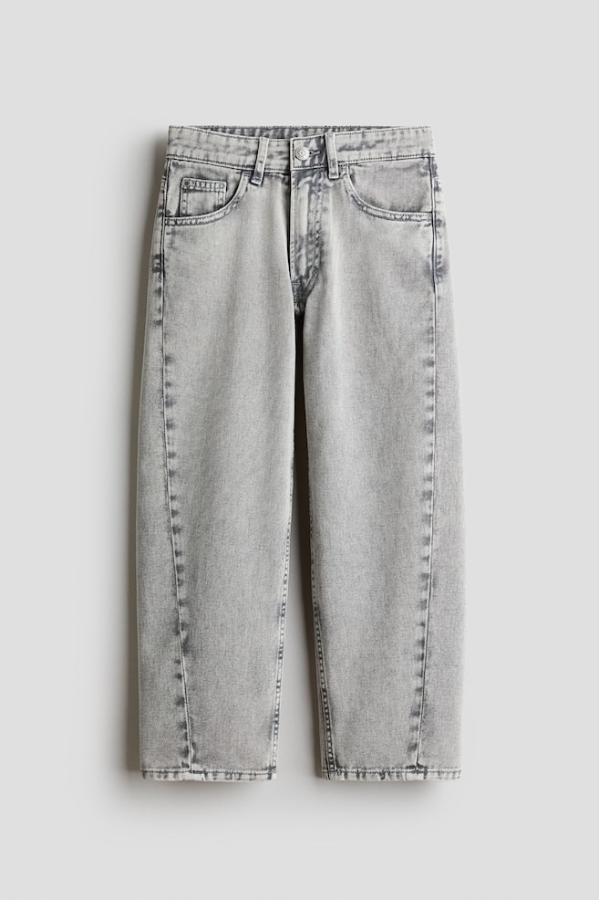 Loose-Fit Jeans - Light grey - 1