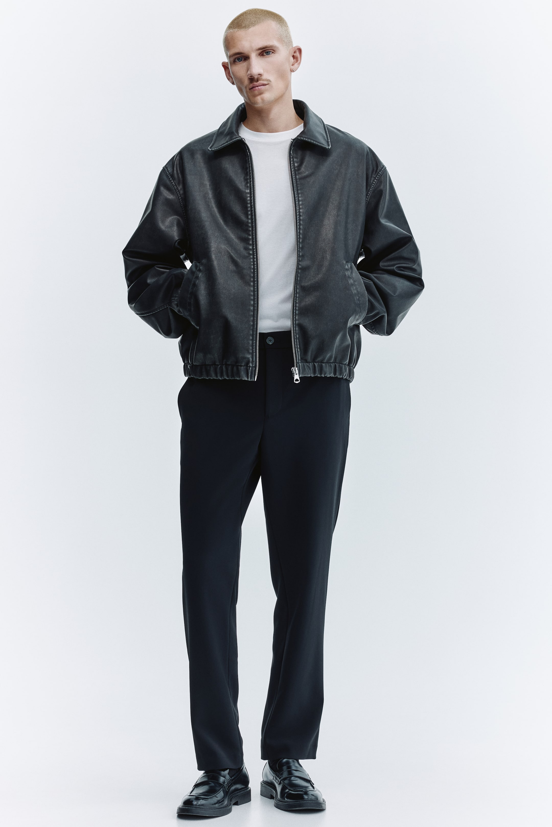 Größeres Bild anzeigen: Elegante Hose in Slim Fit - Schwarz - Men | H&M AT 1