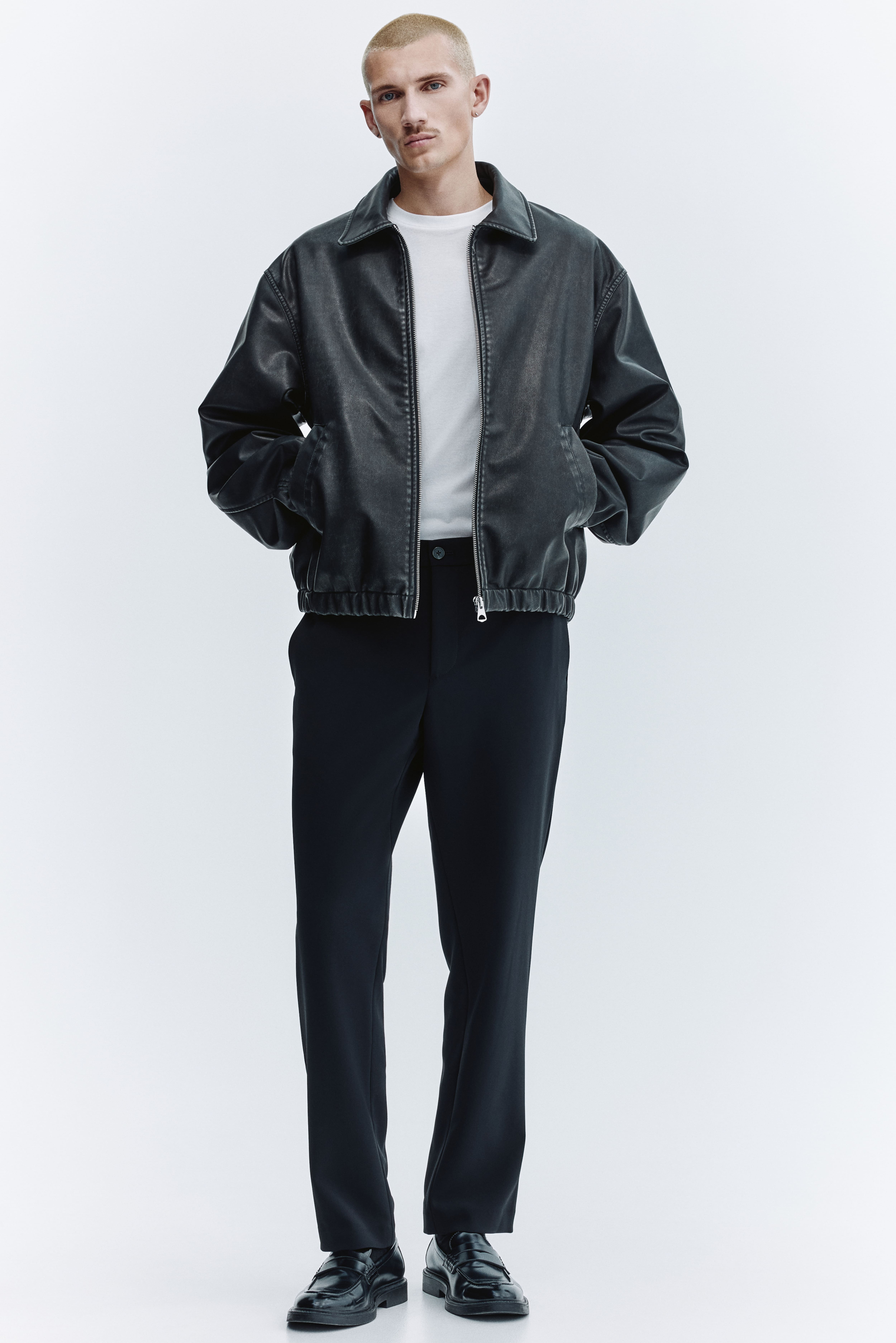 Slim-Fit Tailored Pants