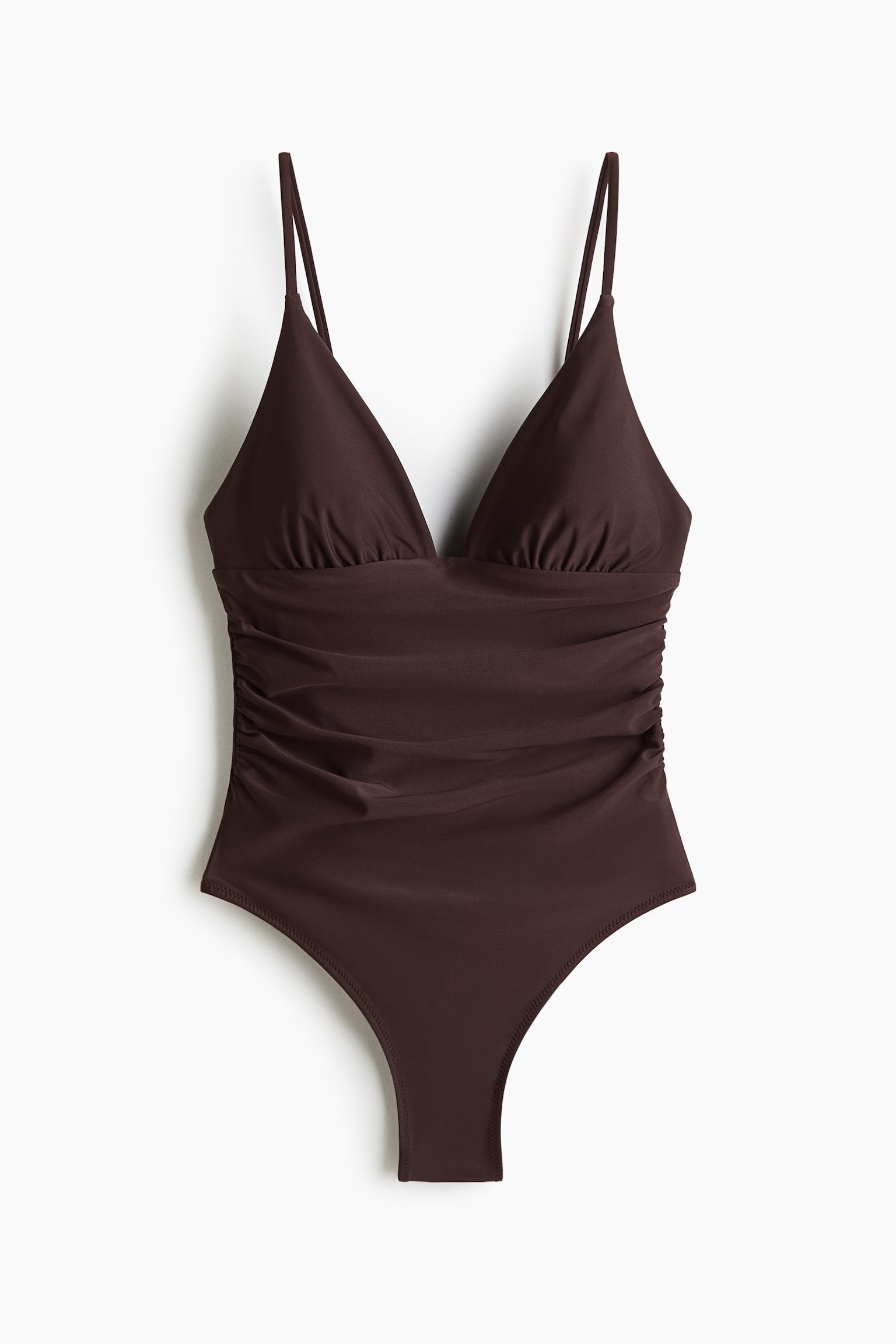 Costume de bain moyennement sculptant - Brun foncé - 1