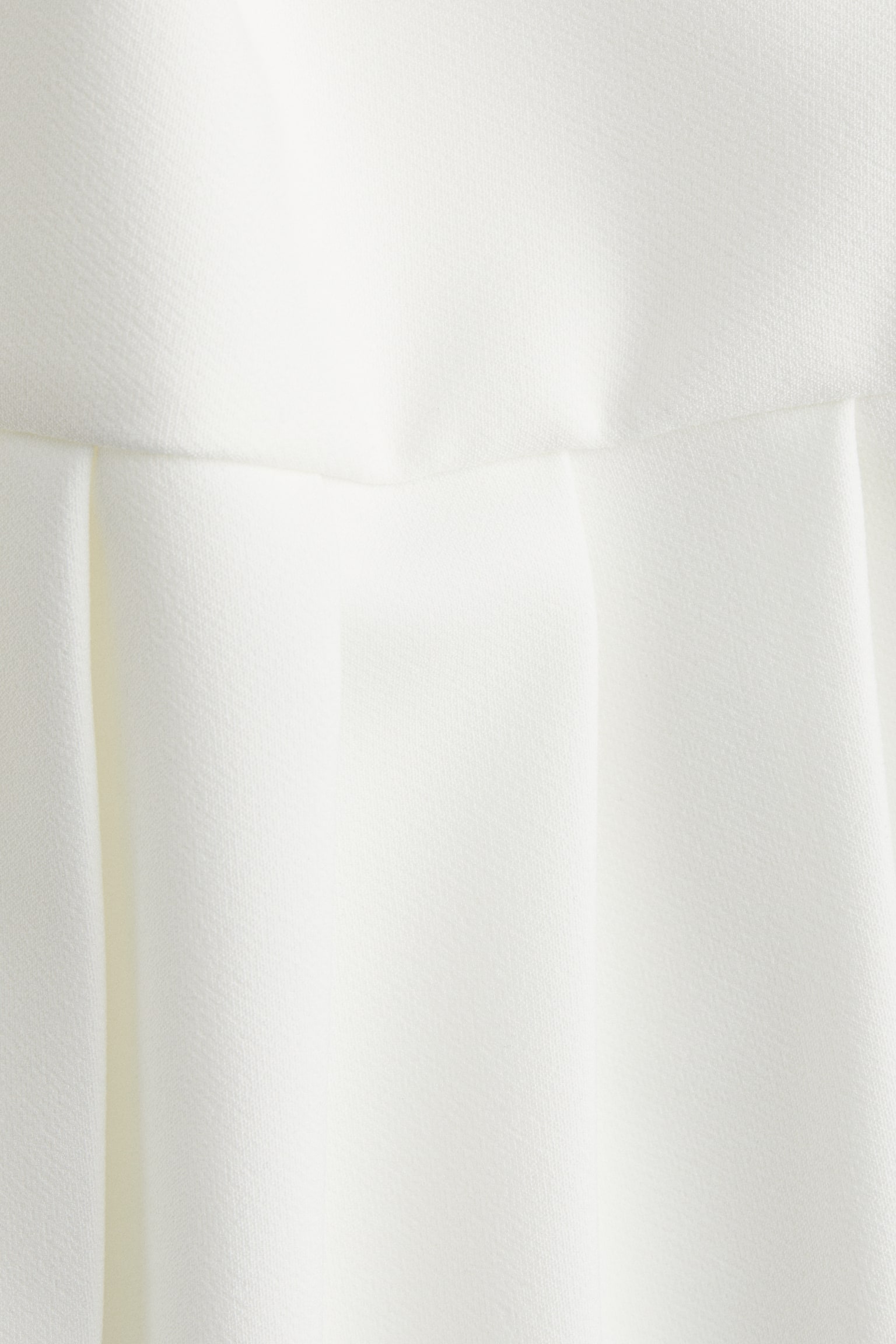 Женская юбка H&M Pleated Mini, цвет: Белый — фото 2