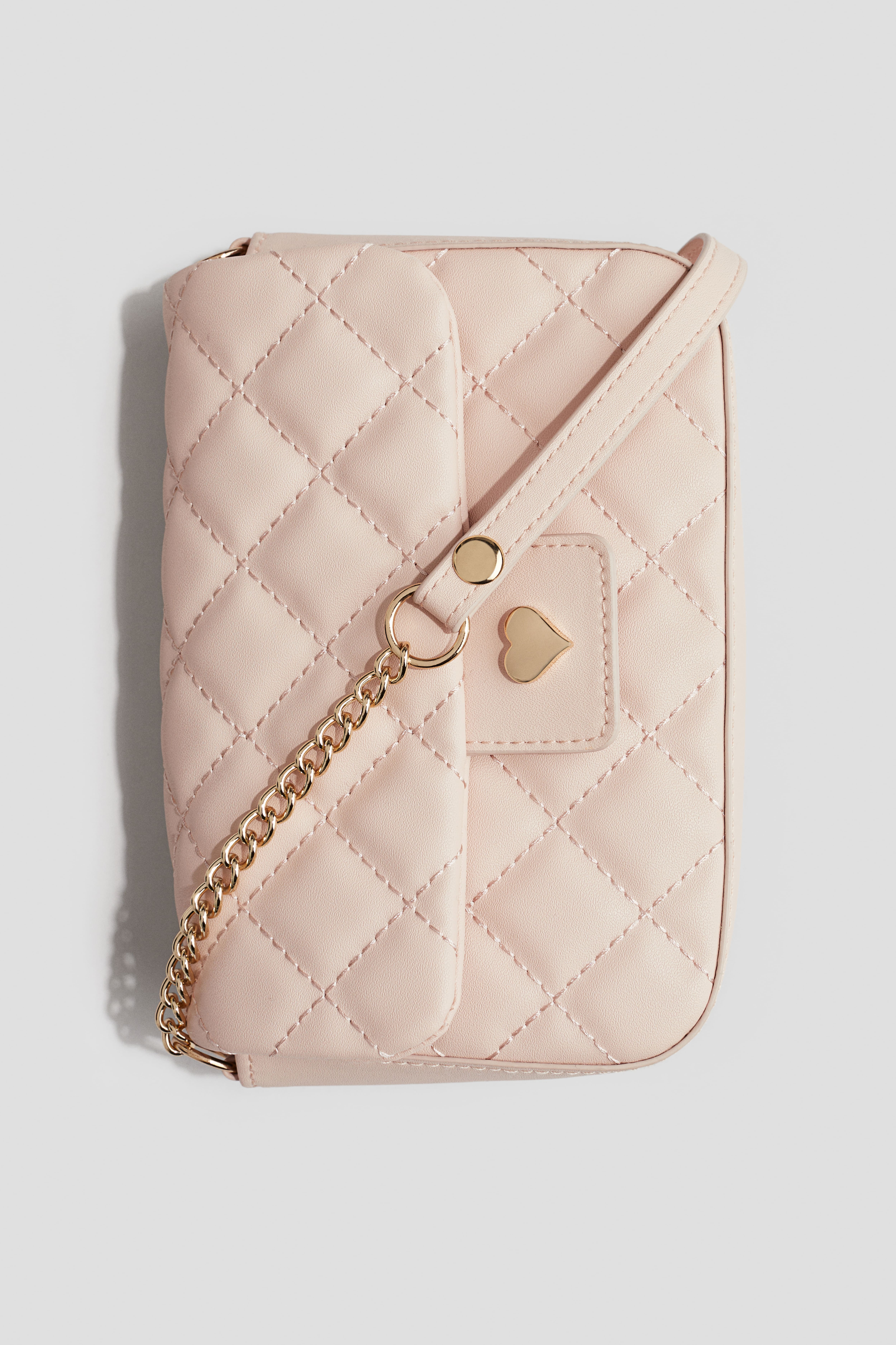 Quilted shoulder bag Powder pink Kids H M GB