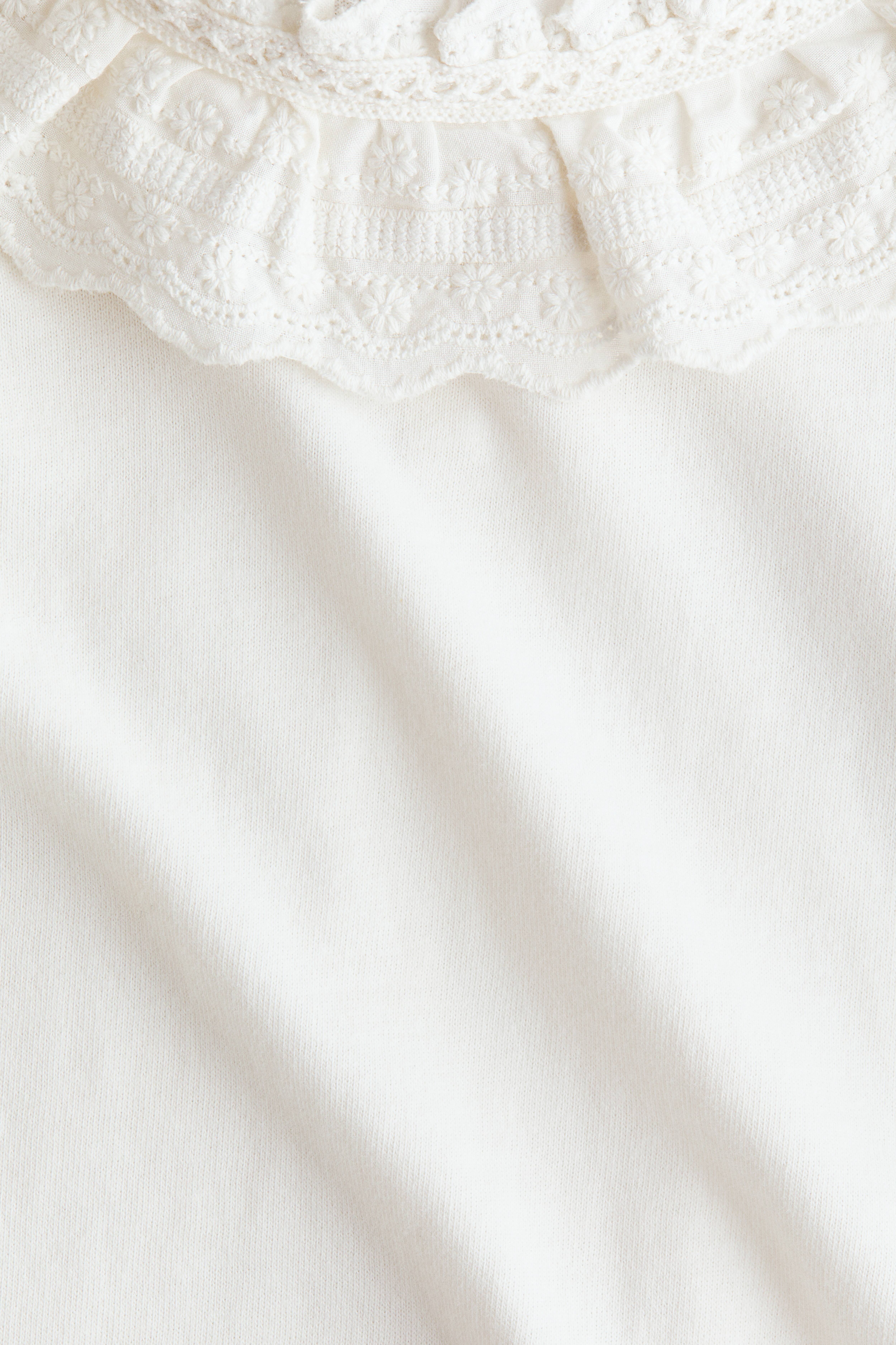Blouse en coton avec col