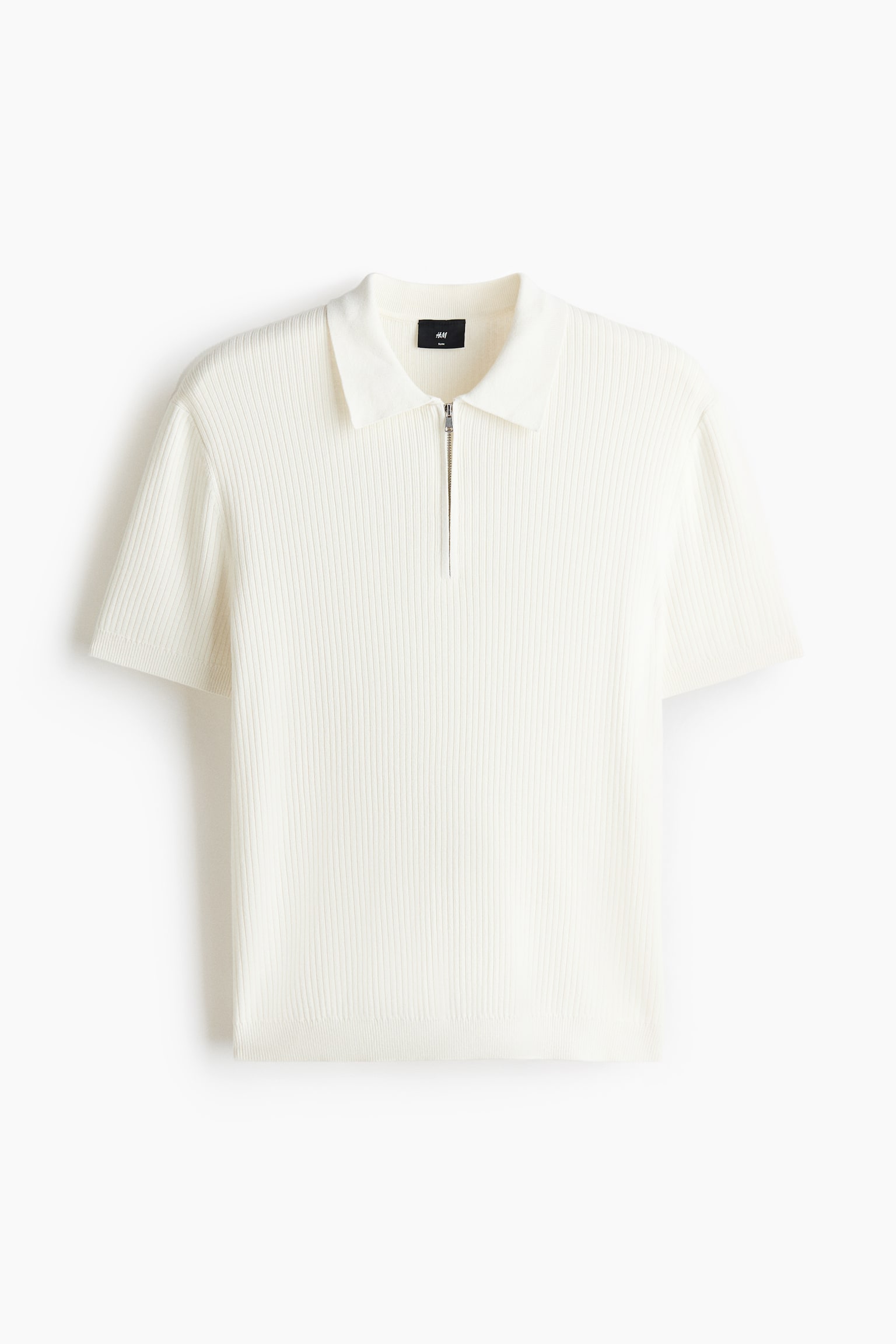 Pikeepaita Slim Fit - Cream/Musta - 1