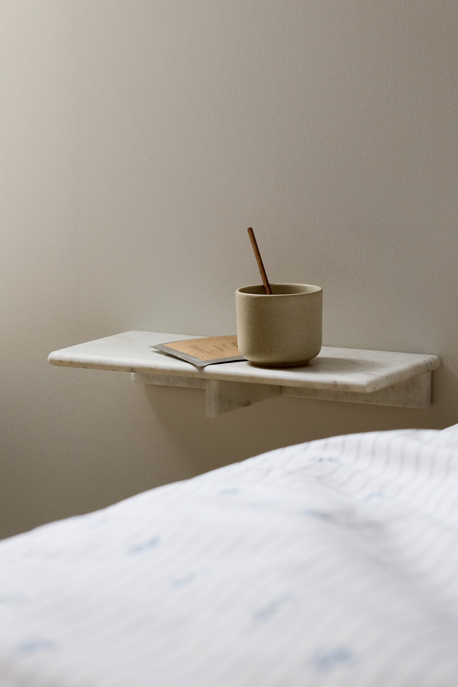 Marmeren wandplank - Lichtbeige/Beige/Roomwit - 2