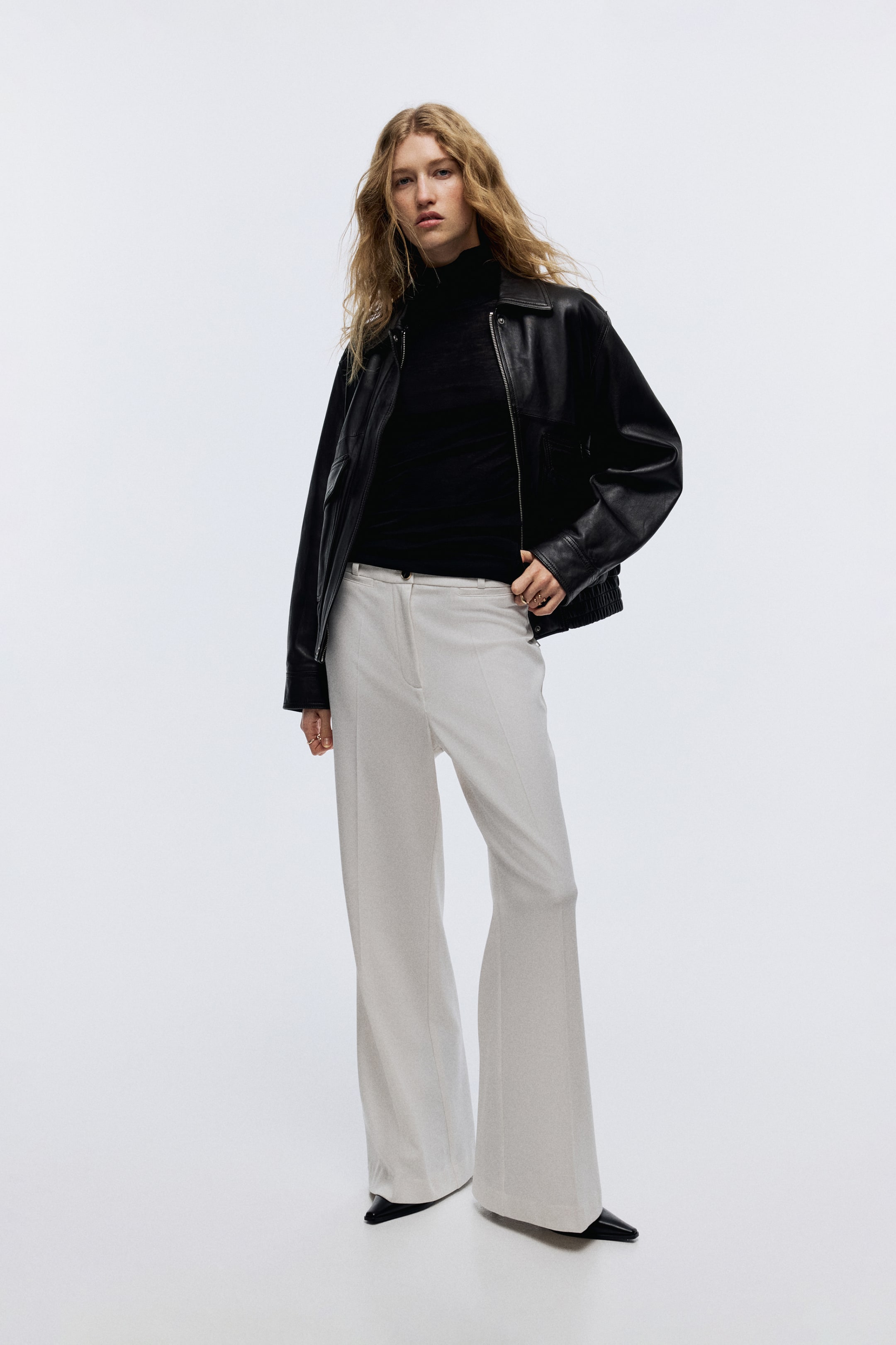 View larger image: Dress Pants - White - Ladies | H&M US 3