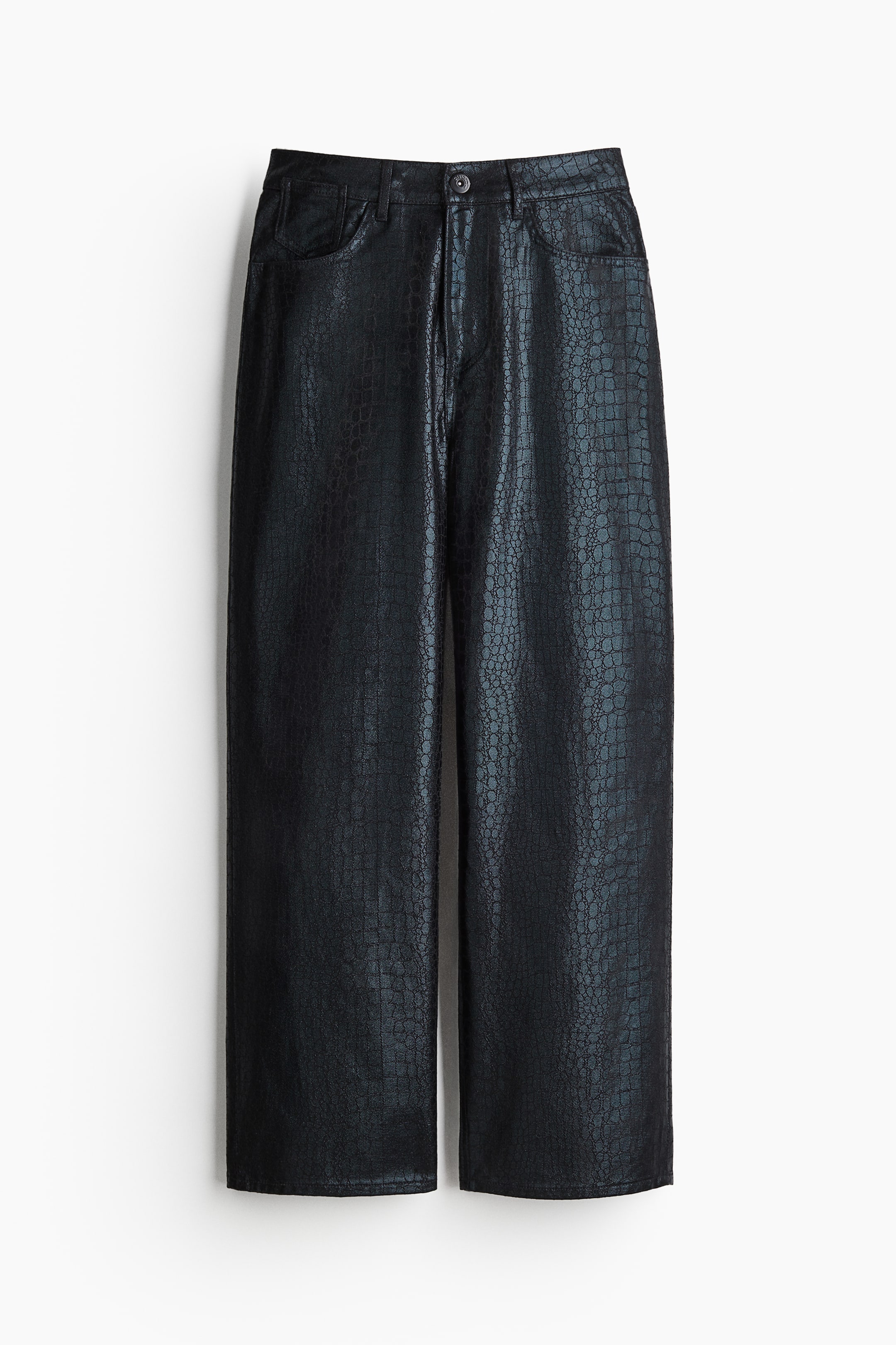 Patterned Twill Pants