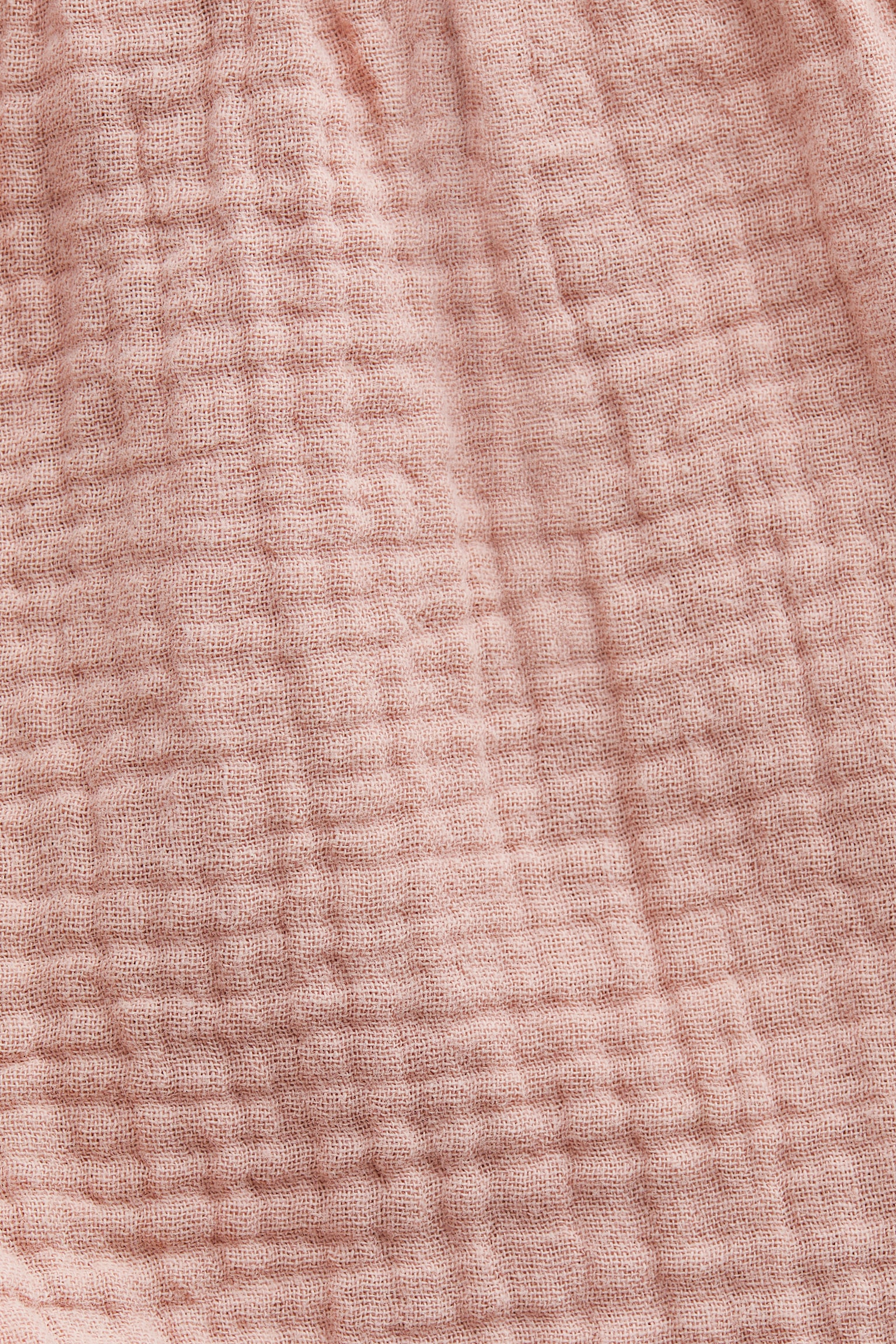 Детские комплекты H&M 2-Piece Cotton Muslin Set, цвет: Персиковый розовый — фото 3
