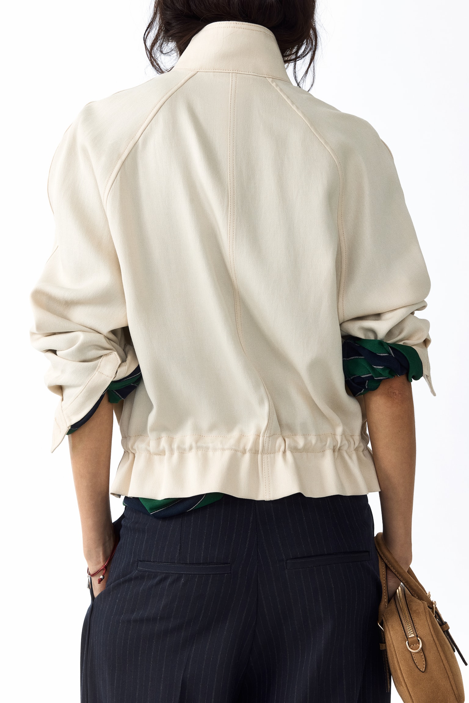 Oversized linen-blend jacket - 5