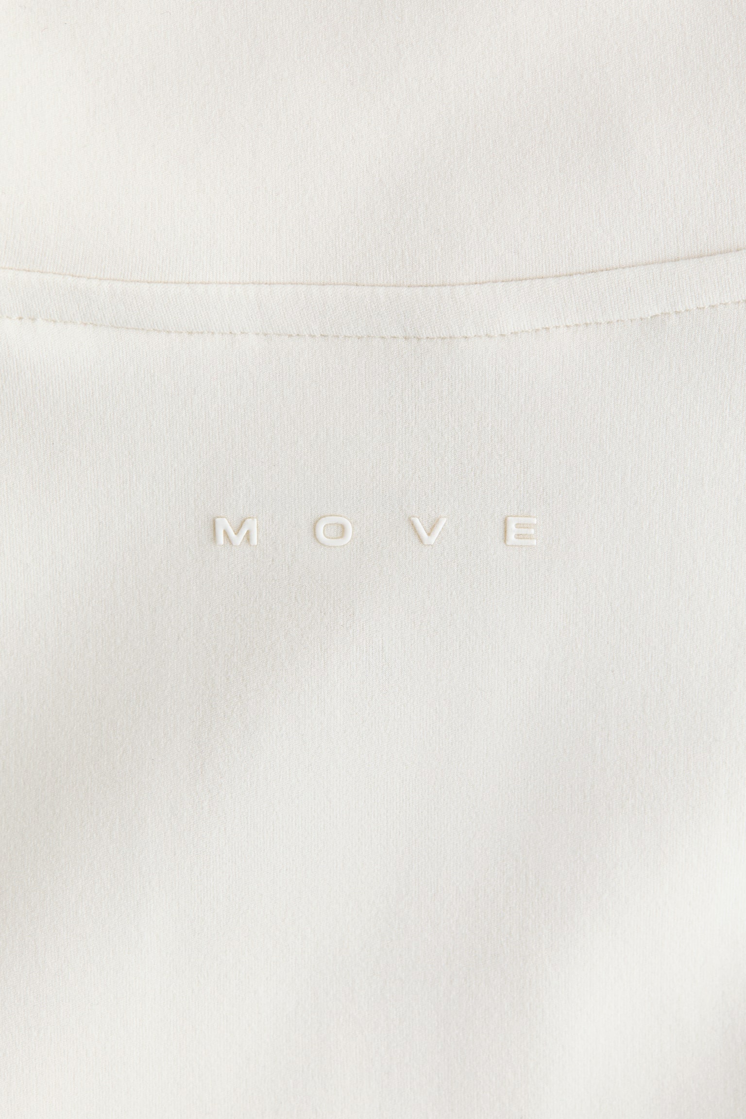 Женская куртка H&M Move Sports Track Jacket with SoftMove™, цвет: Слоновая кость — фото 9