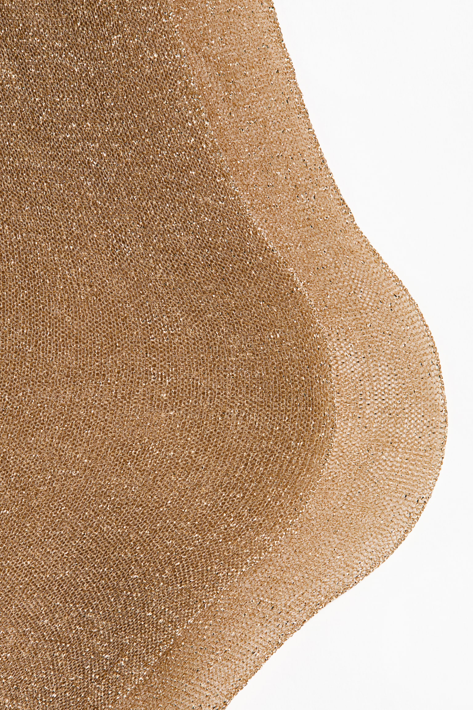 Sheer glittery socks - Beige/Gold-coloured - 5