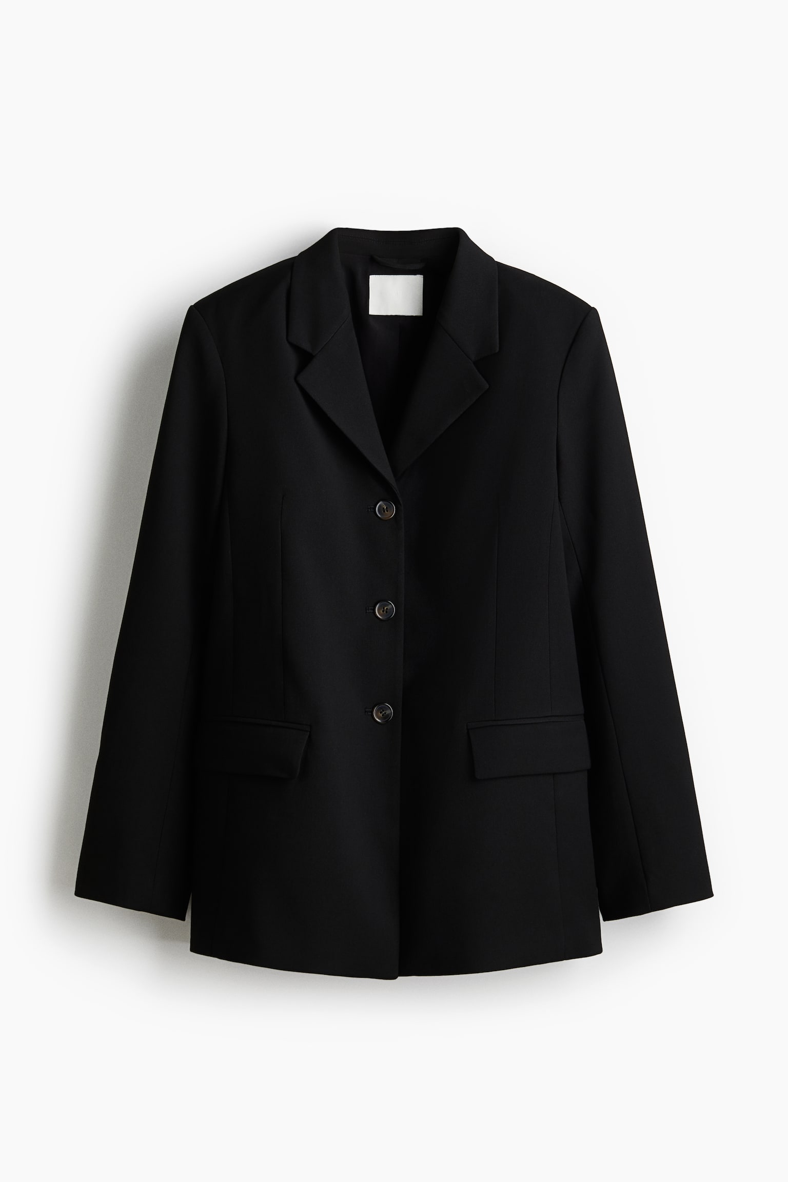 Женская куртка H&M Single-Breasted, цвет: Чёрный — фото 1