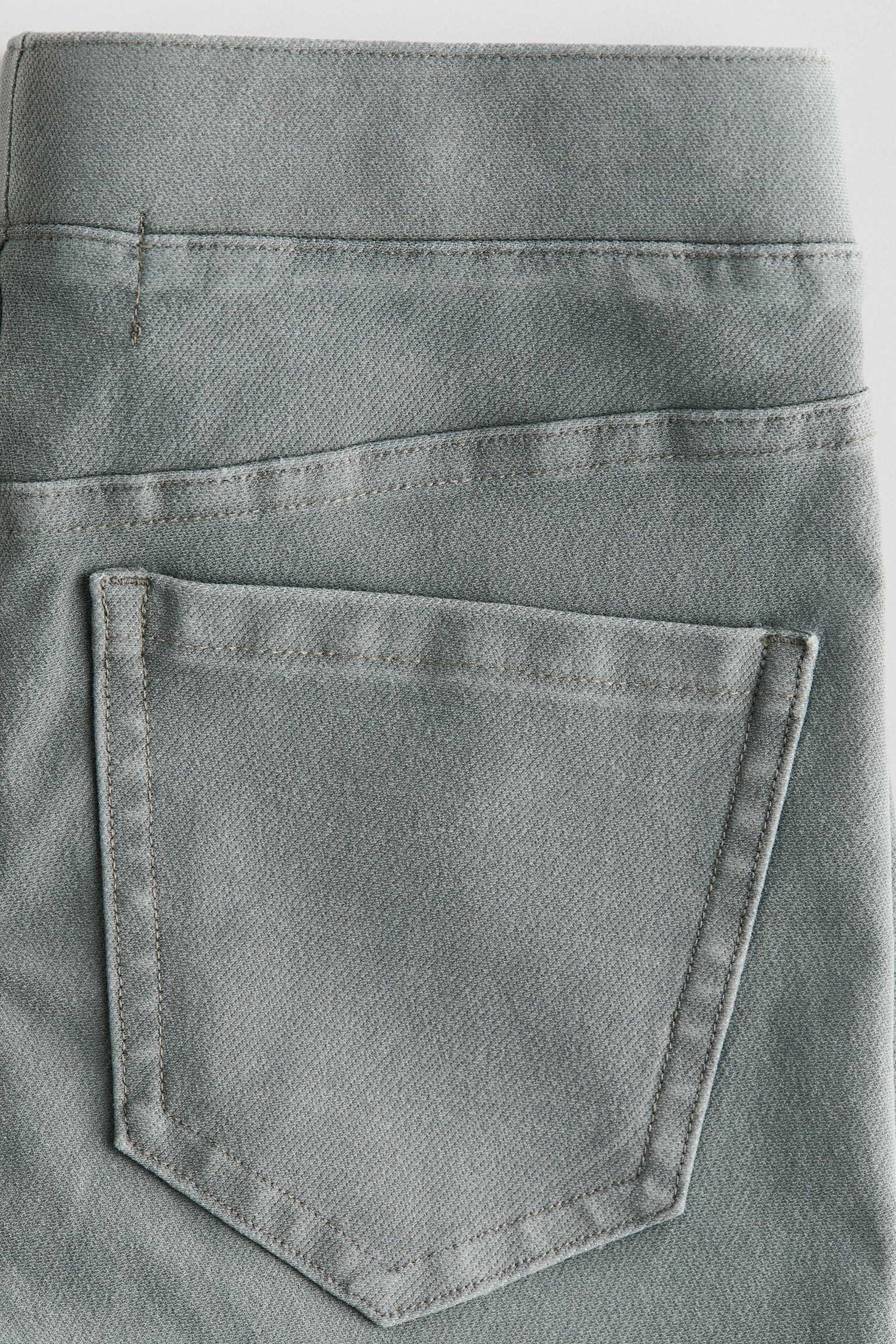Denim-look flared jeggings - Dusty green/Dark denim blue/Light denim grey/Light denim blue - 2