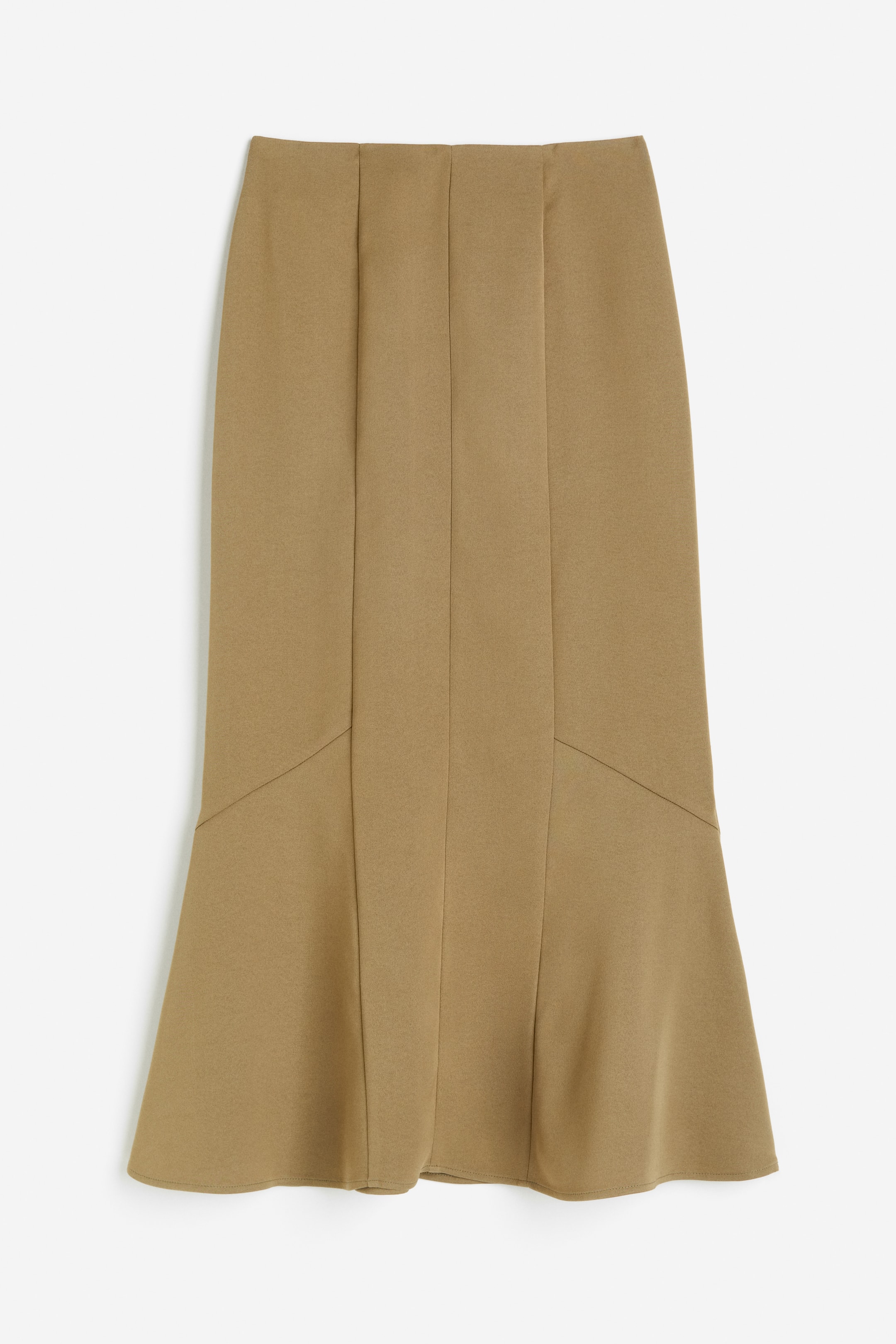 拡大画像を表示: フレアスカート - カーキグリーン - レディース | H&M JP 1