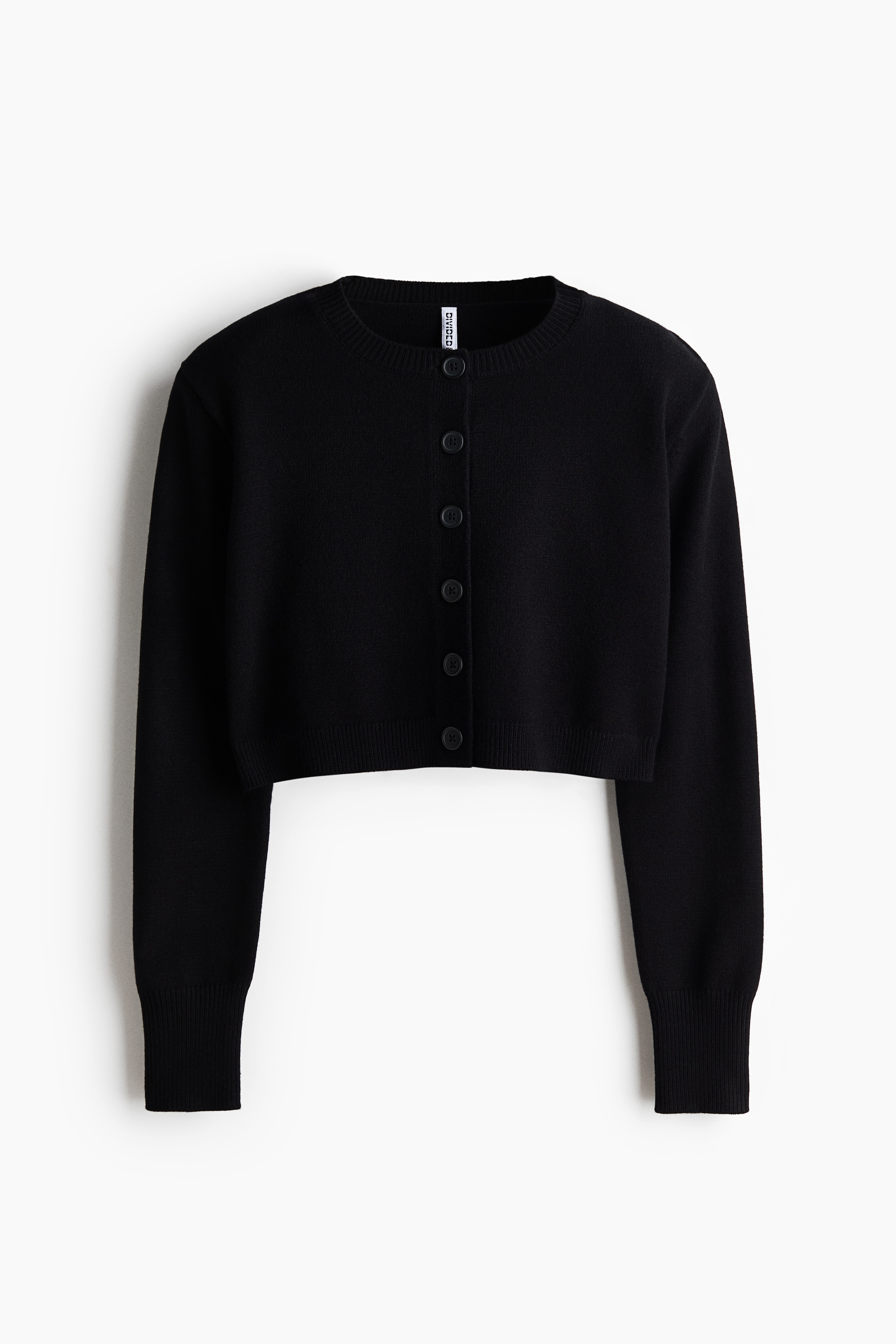Cardigan in misto viscosa - Nero