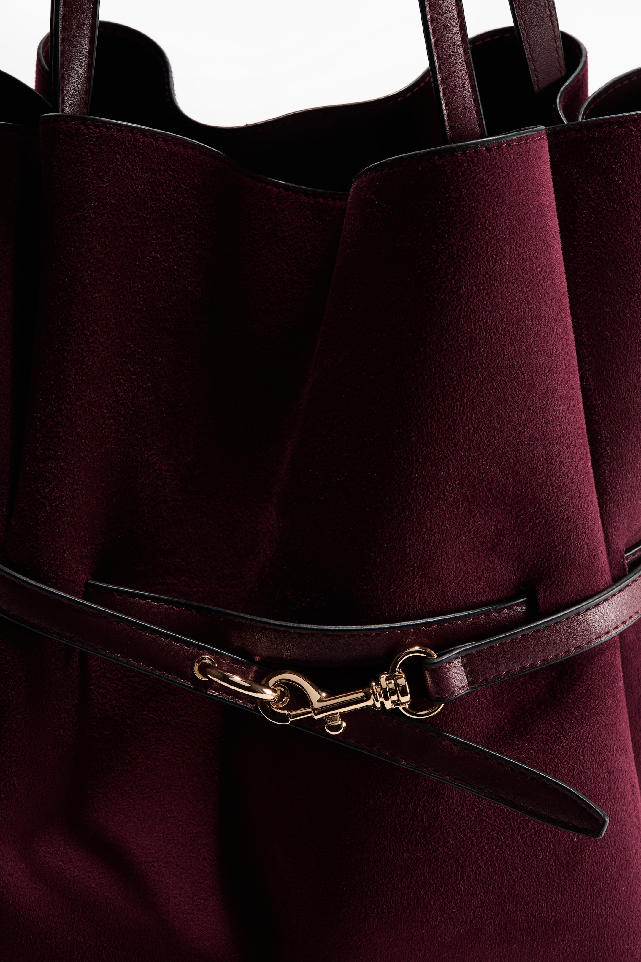 Zobrazit větší obrázek: Kabelka s uchy - Vínová - ŽENY | H&M CZ 4