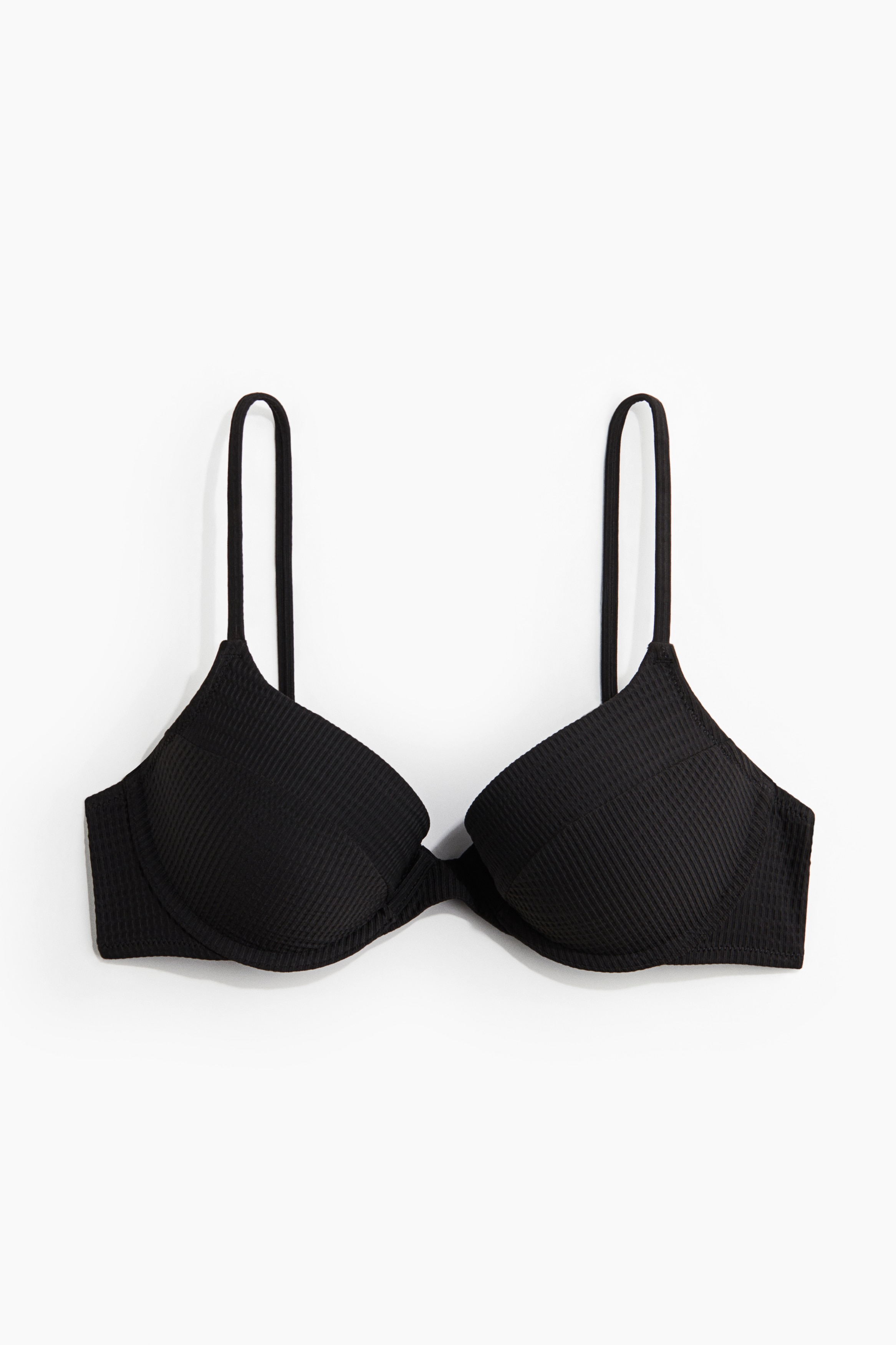 Σουτιέν μπικίνι push-up - Μαύρο/Λευκό