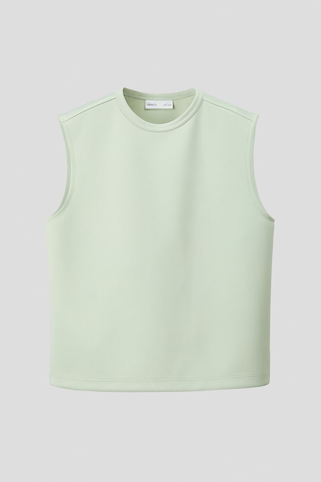Loose-Fit Scuba Tank Top - Light green - 1