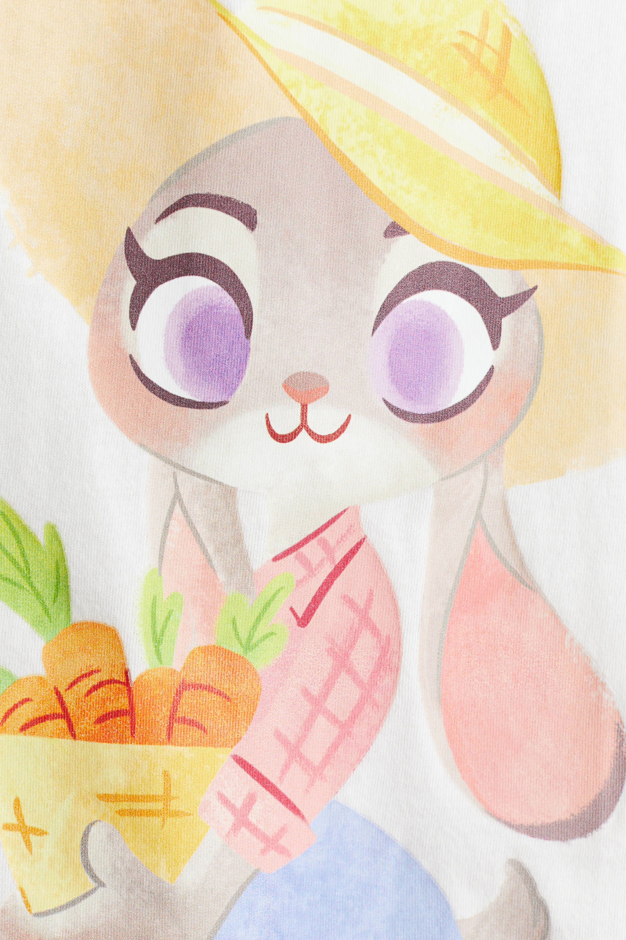 View larger image: Cotton T-Shirt with Printed Motif - White/Zootopia - Kids | H&M PH 6