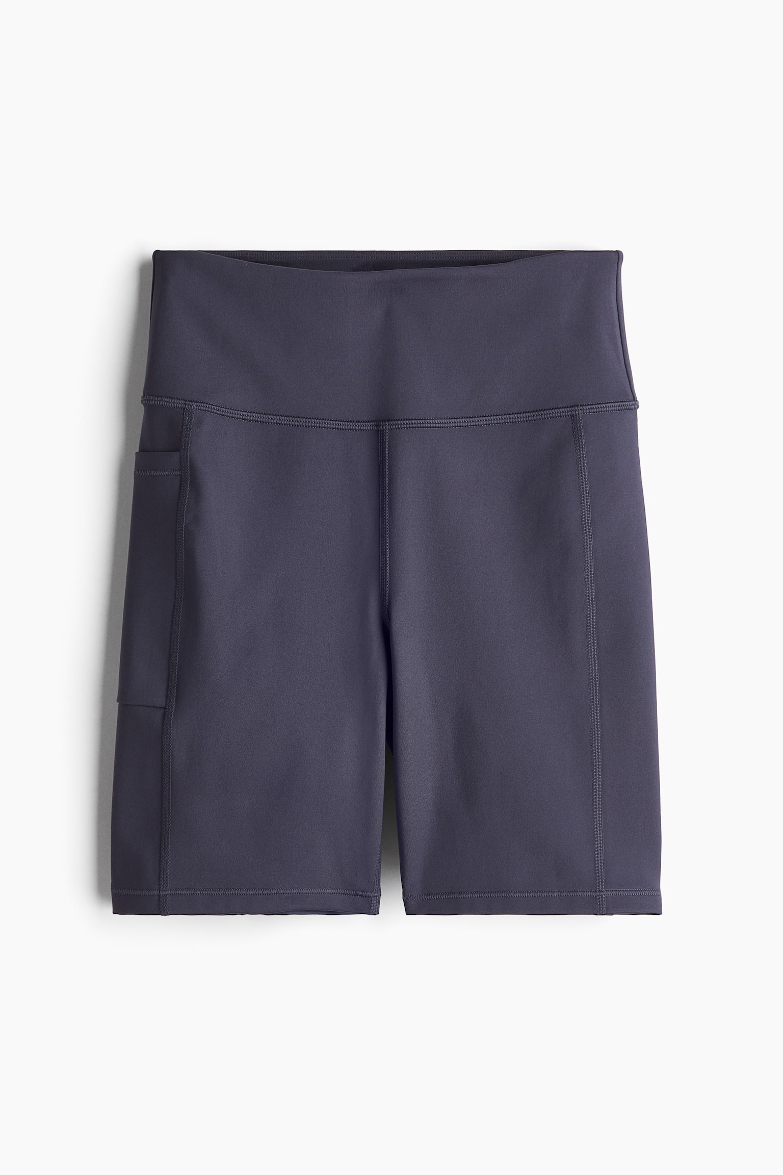 Pocket-detail sports cycling shorts in DryMove™ - Steel blue/Grey/Black/Light khaki green - 2