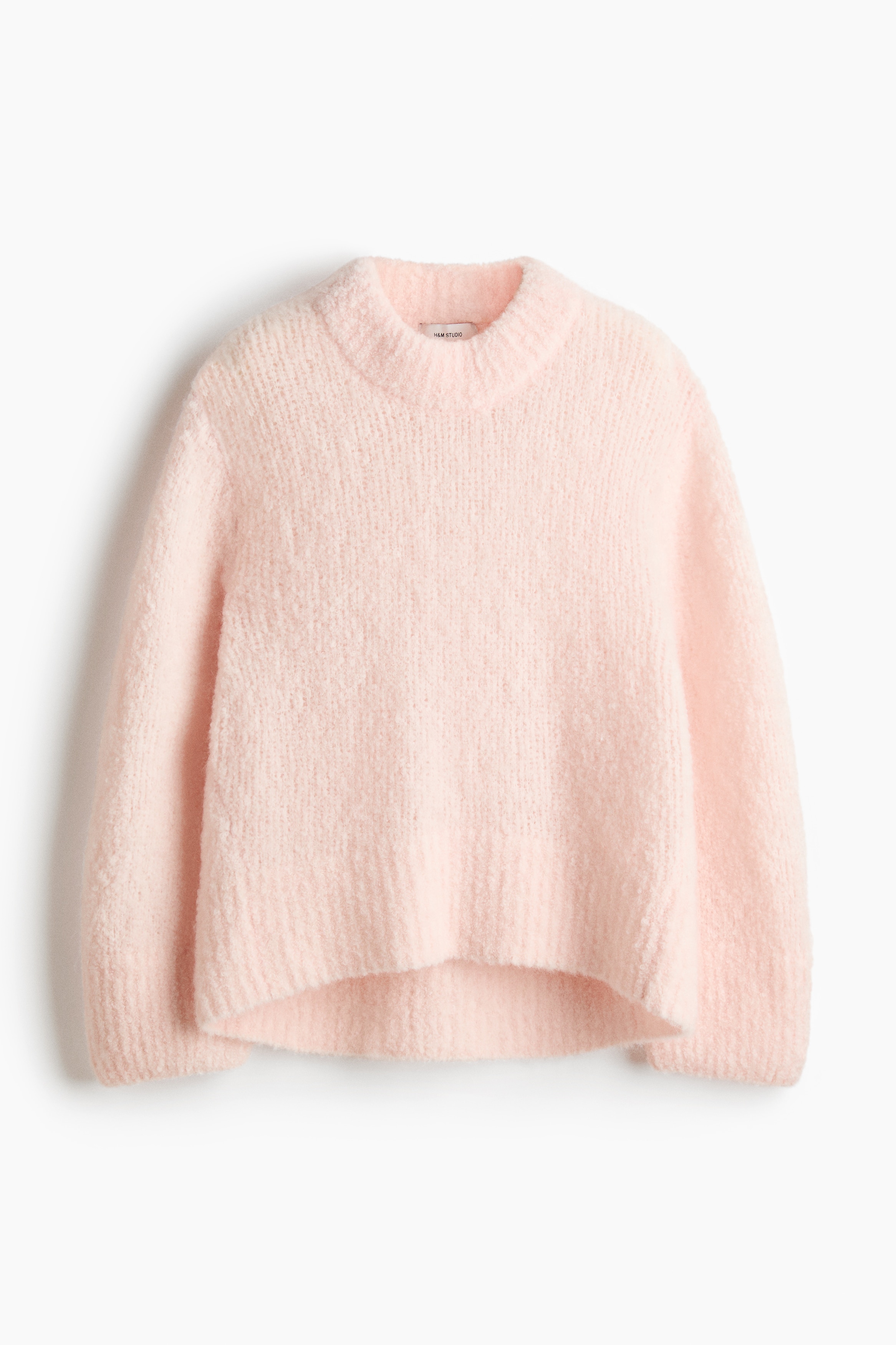 Mohair-blend jumper - Powder pink