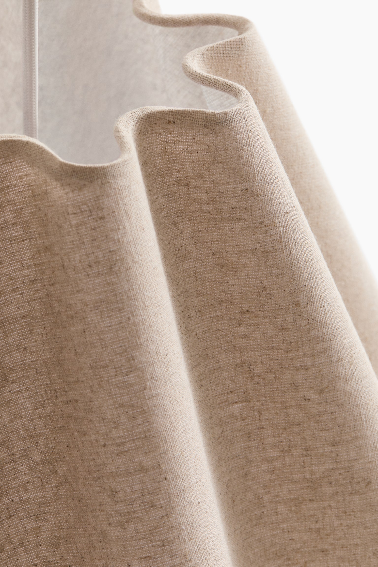 Lenkeverék mennyezeti lámpa - Bézs/Fehér - 2