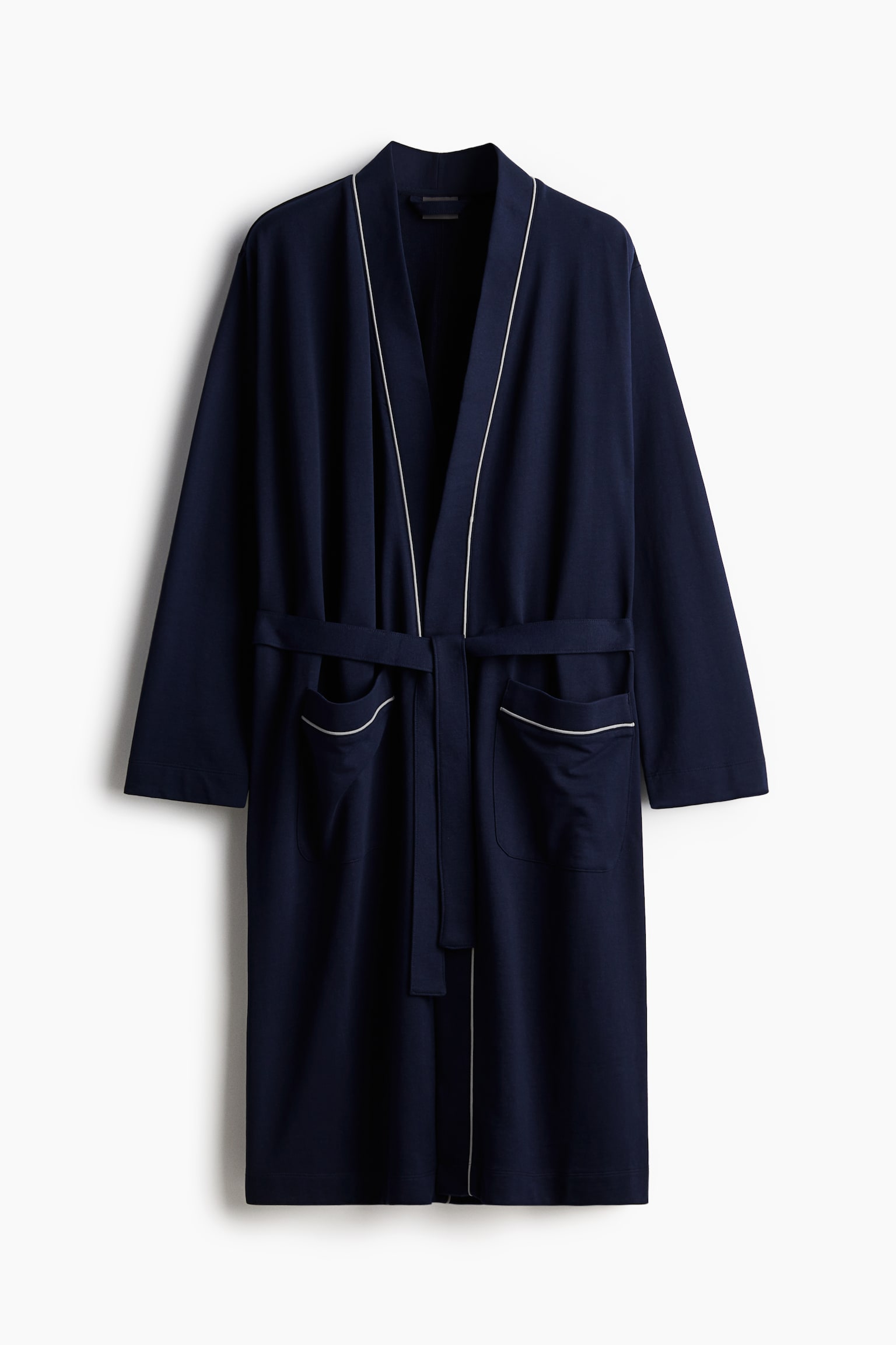 Jersey dressing gown - Dark blue - 2