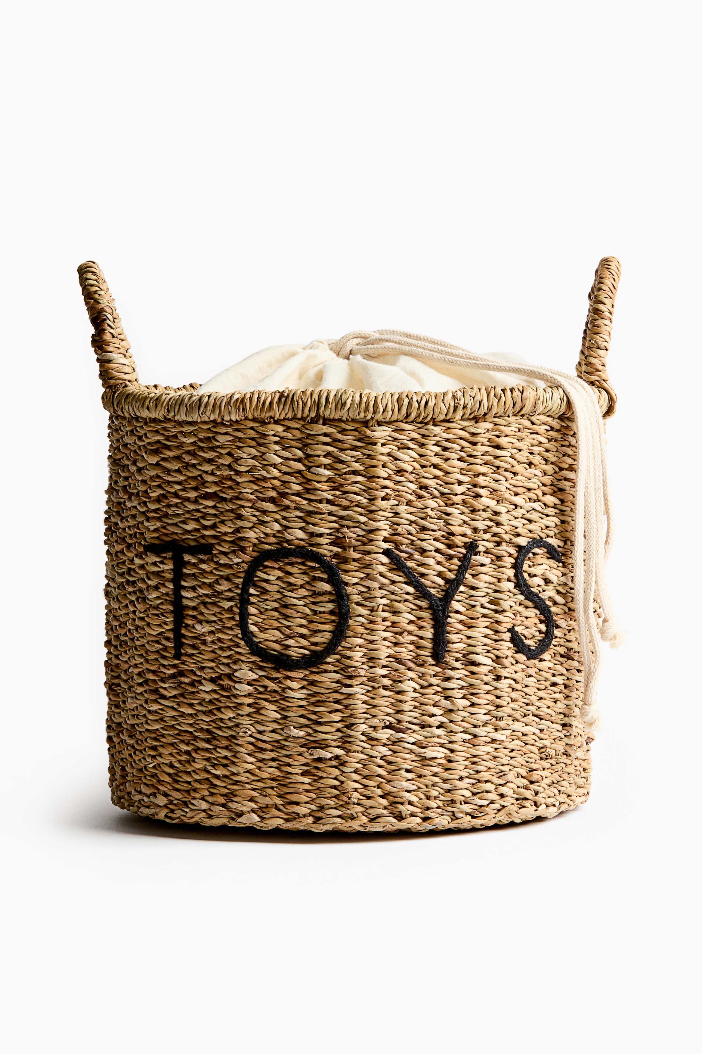 Toy Storage Basket - Beige/Toys