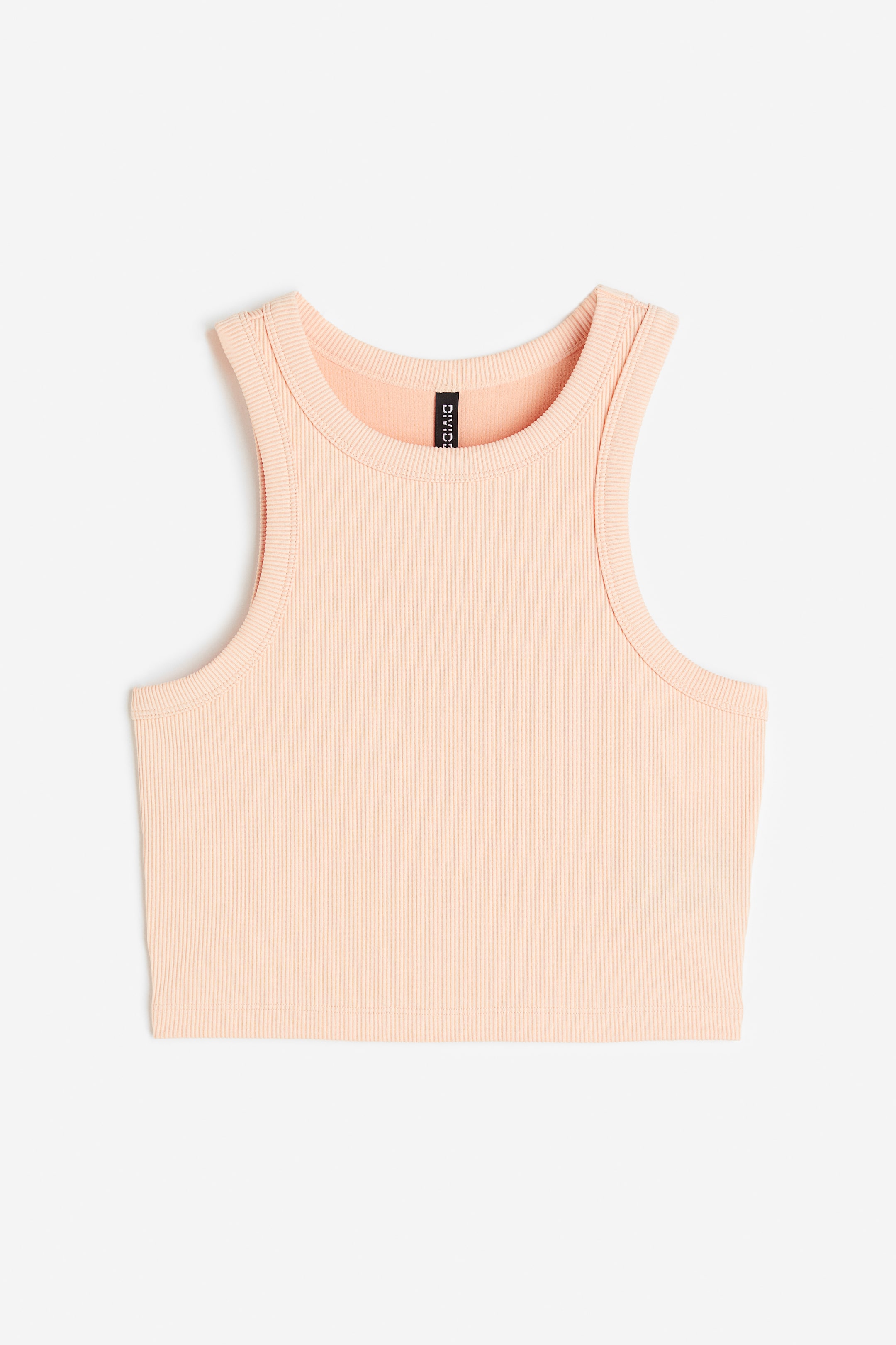 Crop Tank Top - Light orange - Ladies | H&M US