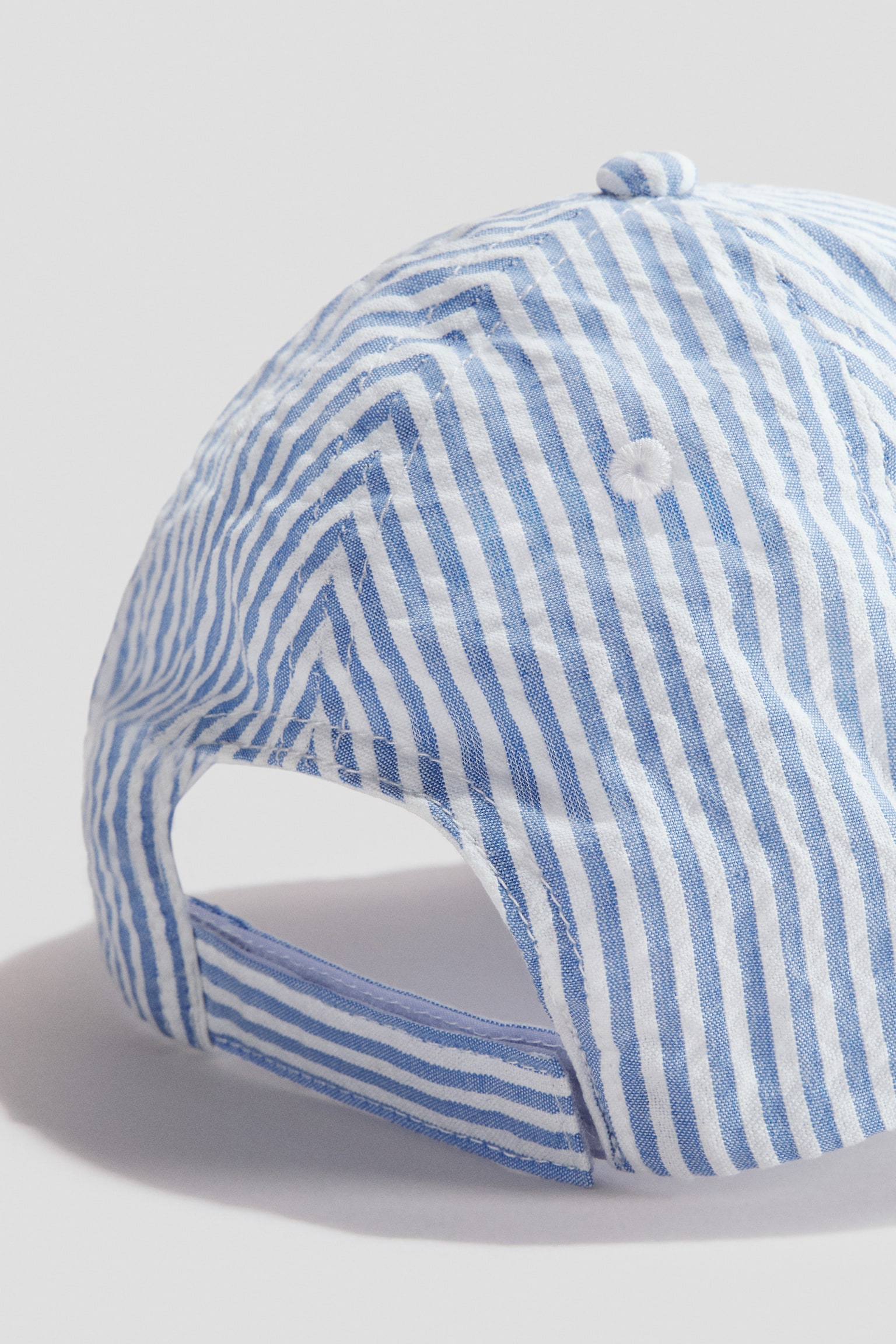 Motif-detail cap - Blue/Crab - 3