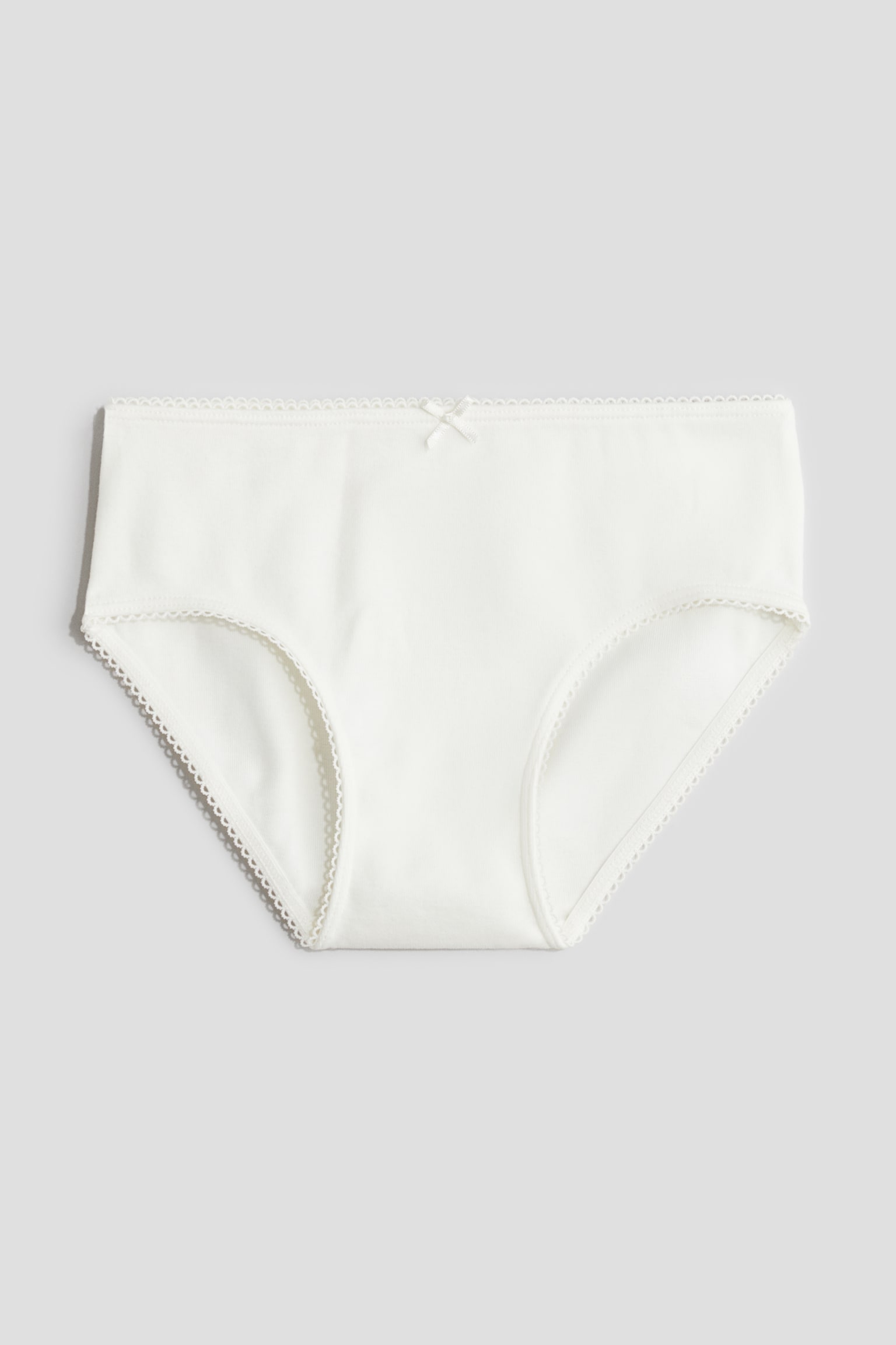 3-pack cotton briefs - ホワイト/ベージュ／フローラル - 2