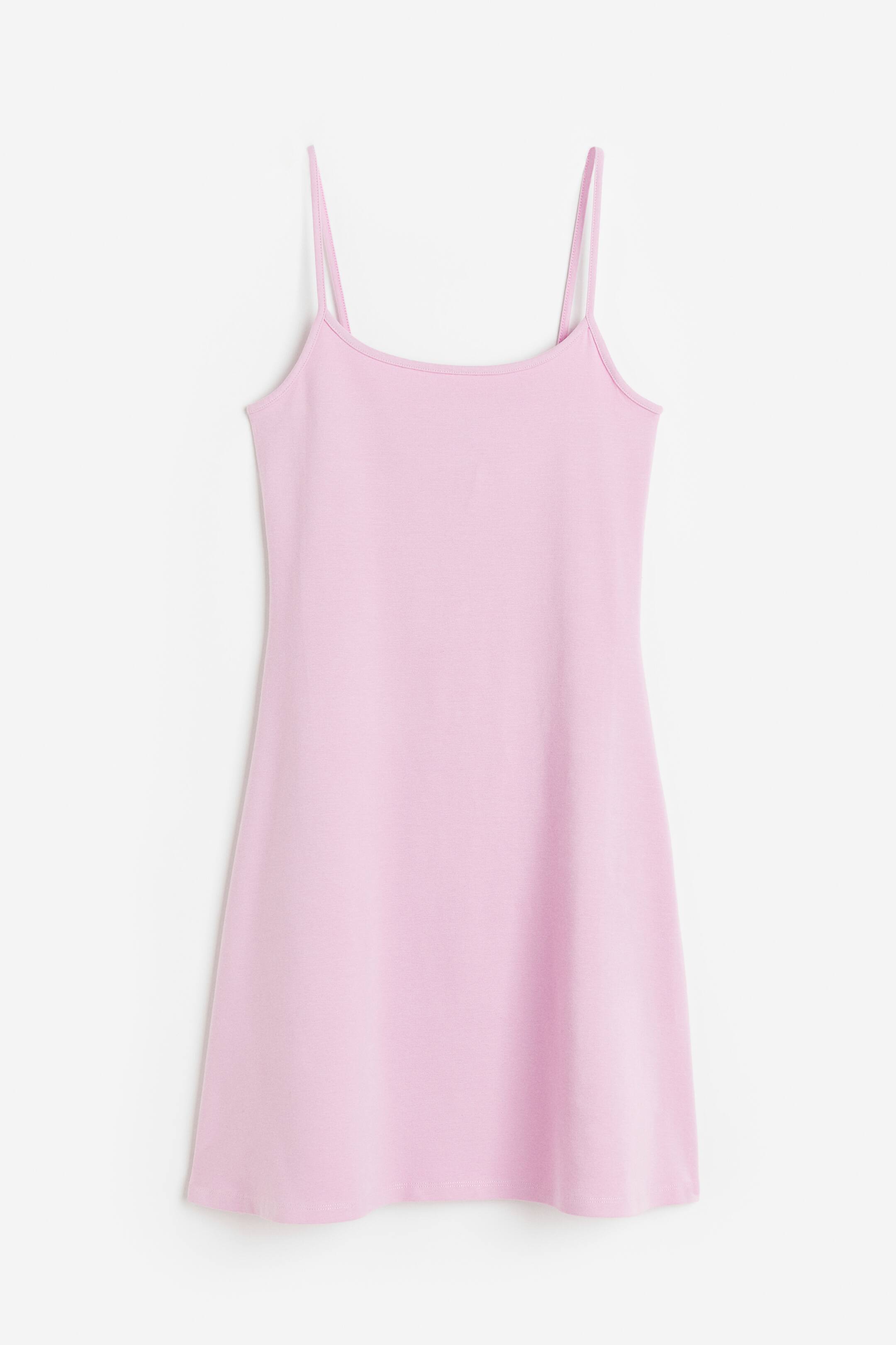 View larger image: Flared-skirt jersey dress - Light pink - Ladies | H&M MY 1
