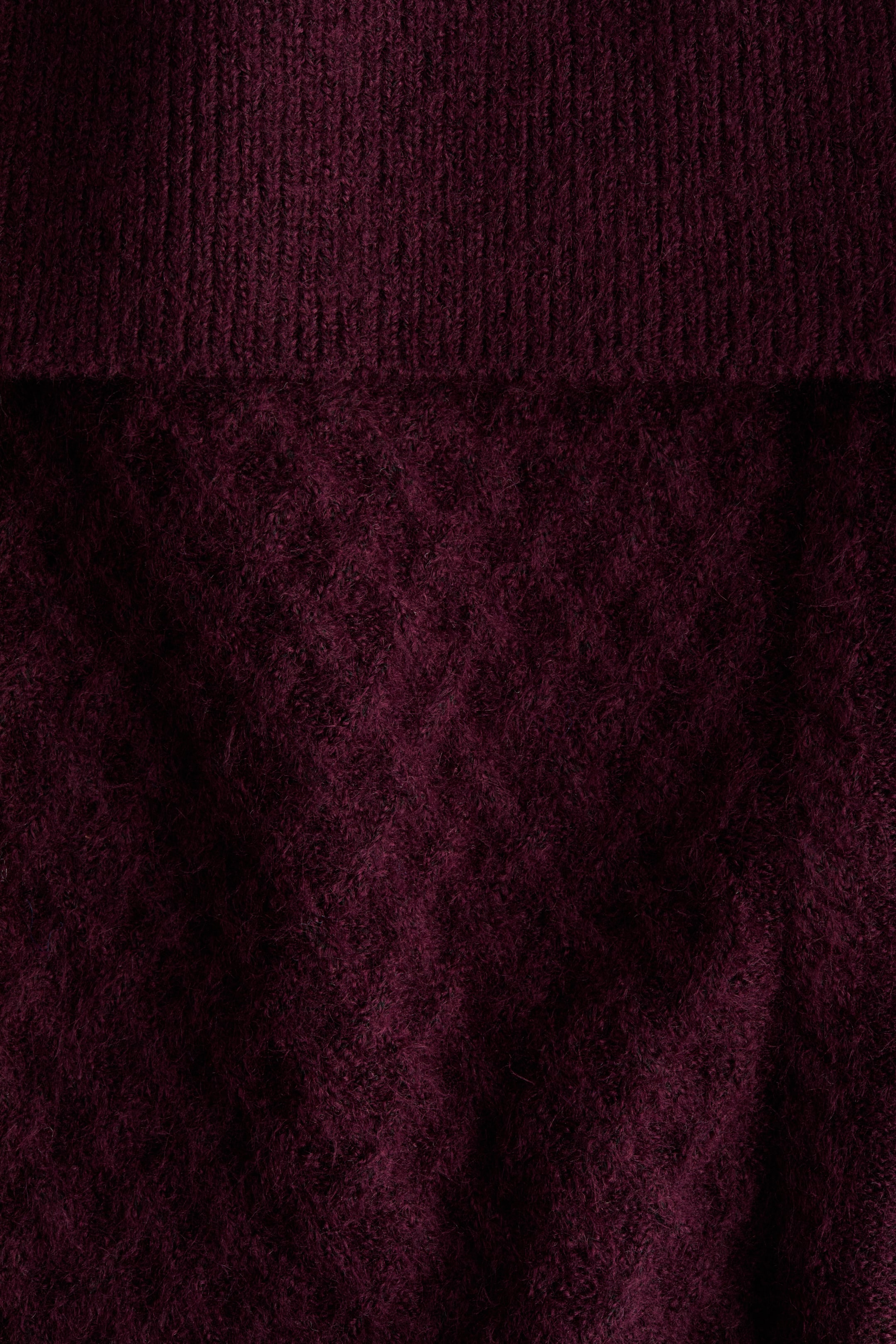 Ampliar la imagen: Suéter a los hombros - Rojo ciruela - Ladies | H&M MX 2