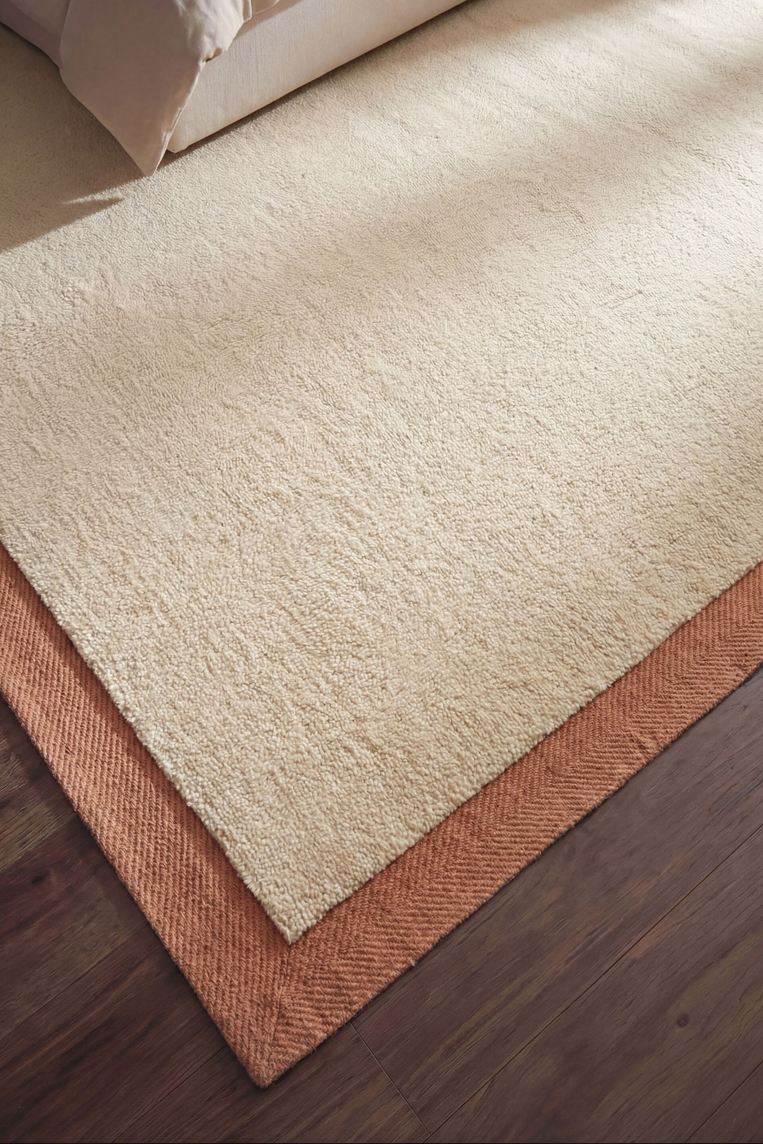 Wollteppich Franco - Cream/rosa/Cream/beige/Cream - 3