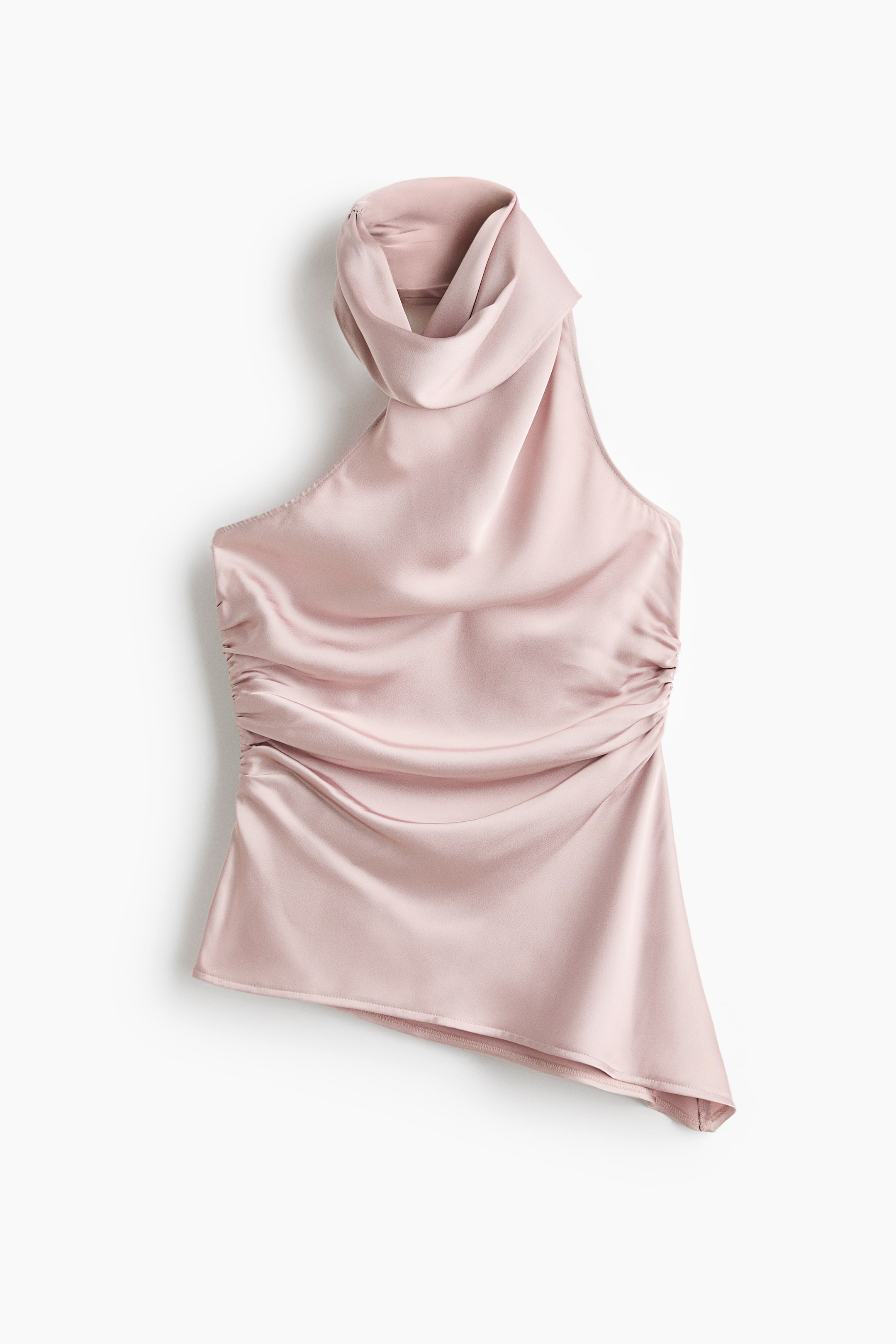 Haut asymétrique à col écharpe