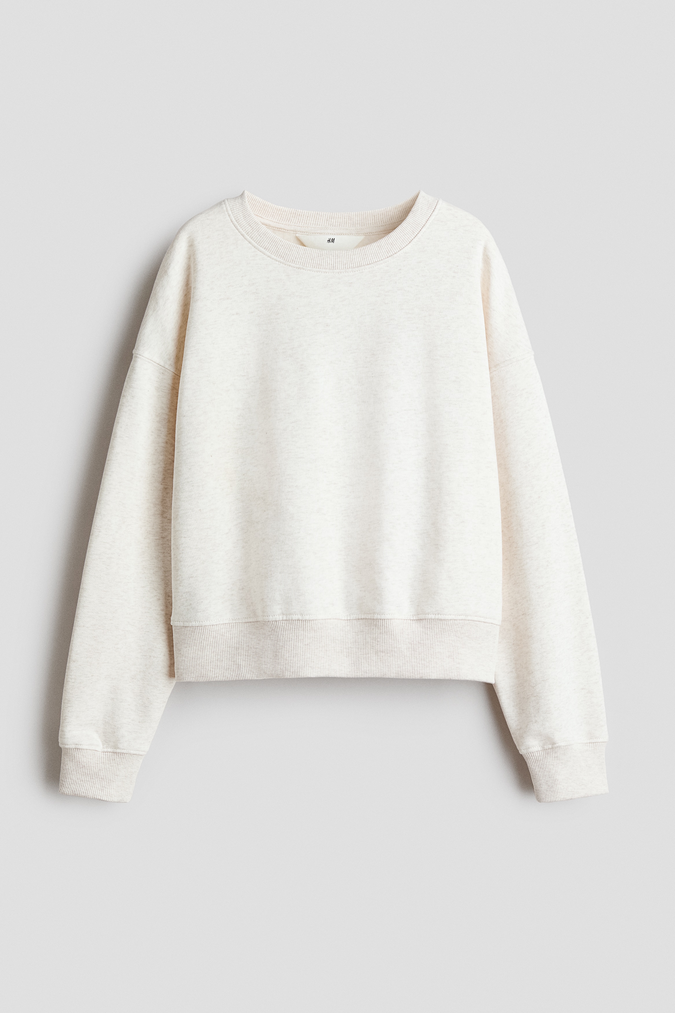Brushed-inside sweatshirtModel