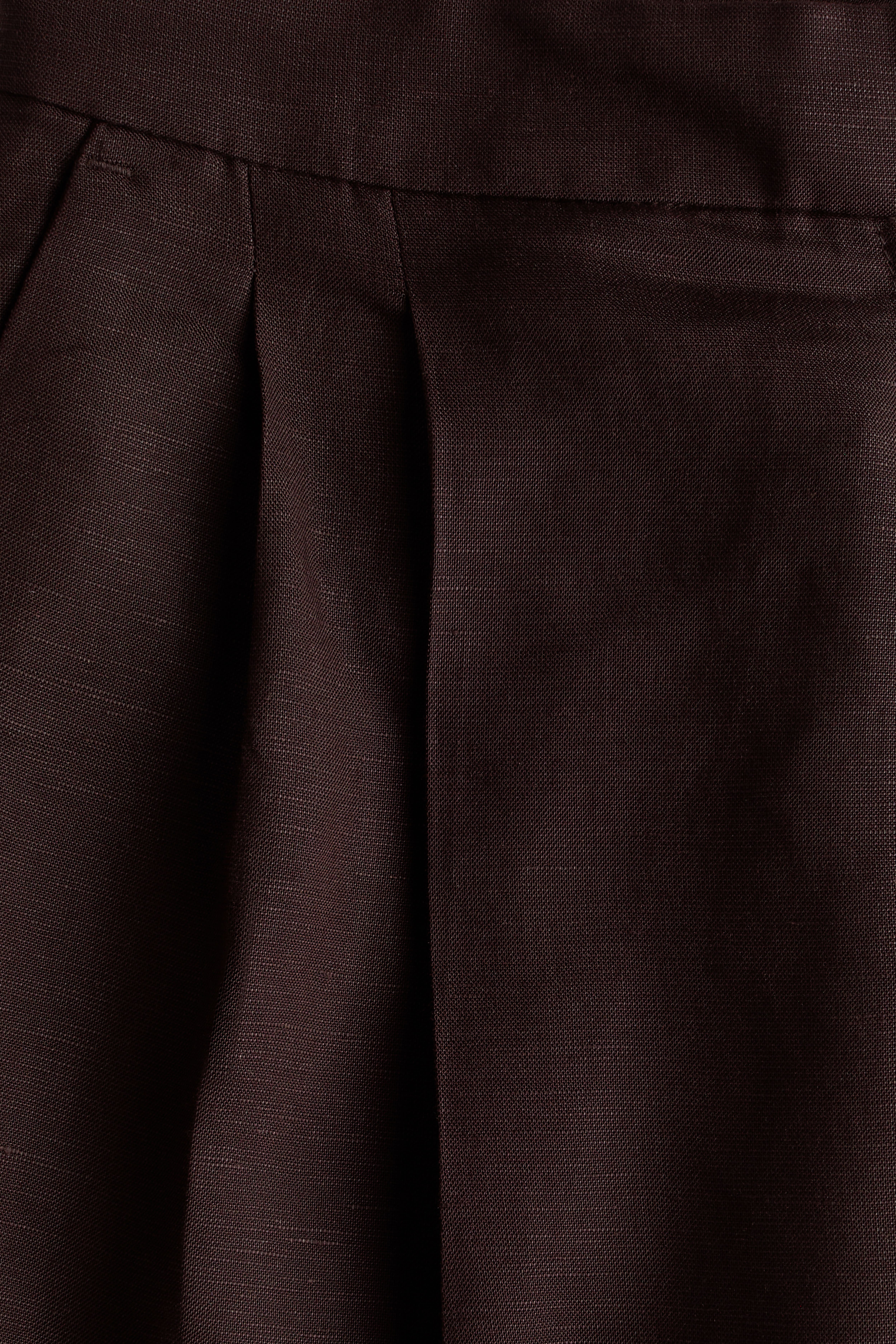 Linen-Blend Bermuda Shorts