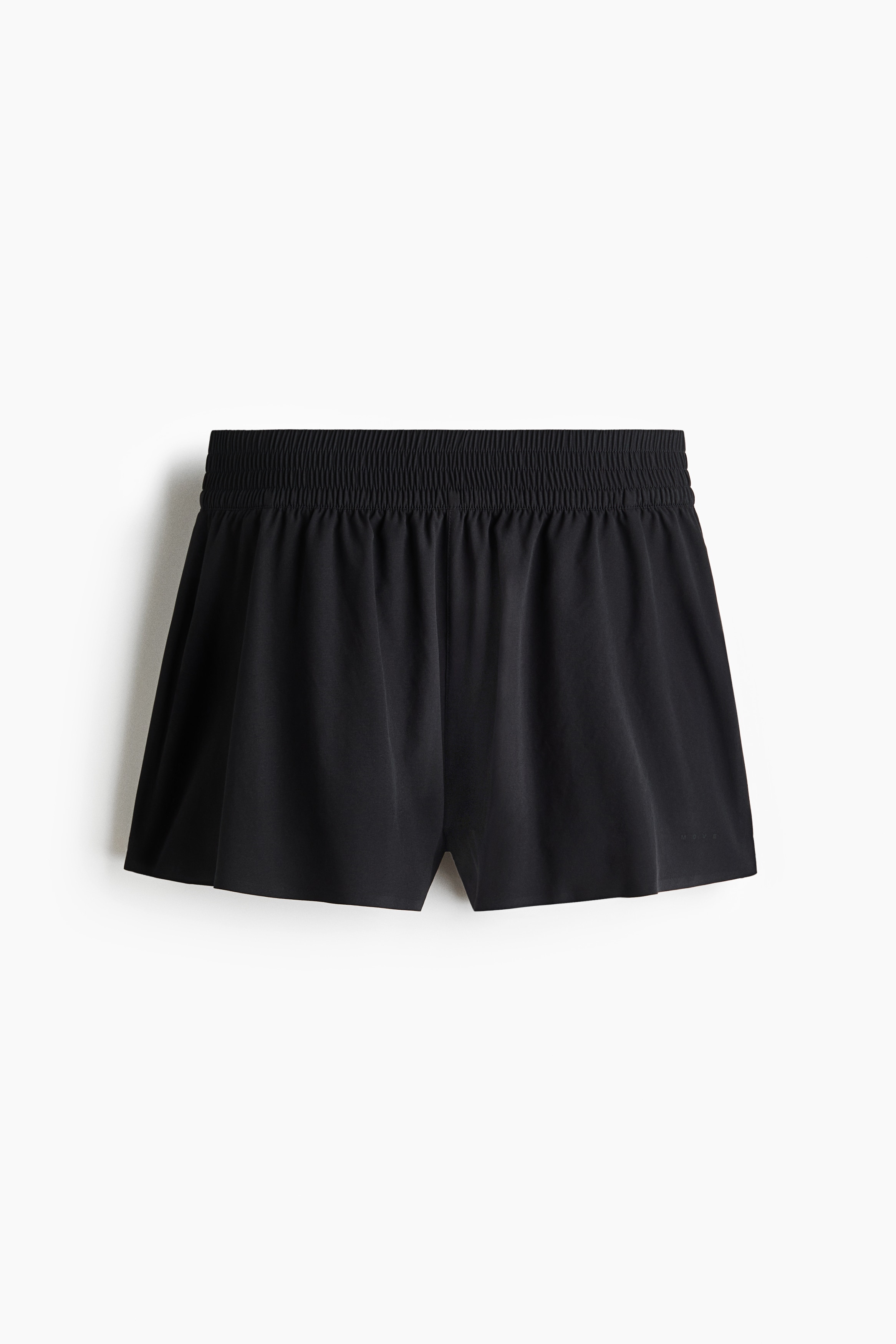 H & M - Doppellagige Sportshorts - Schwarz - Sportswear