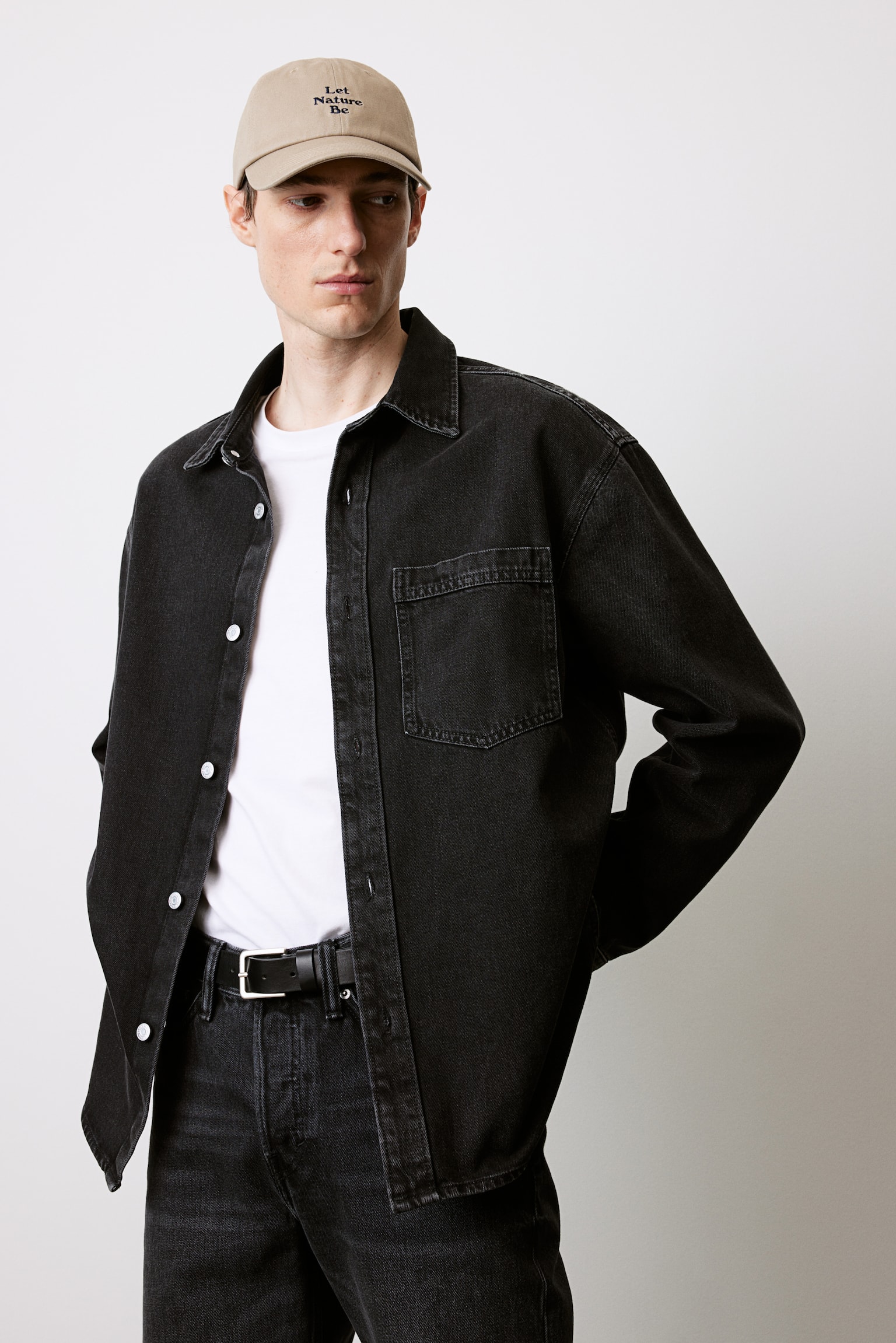 Regular Fit Denim Overshirt - Denim black/Dark denim blue/Denim blue - 5